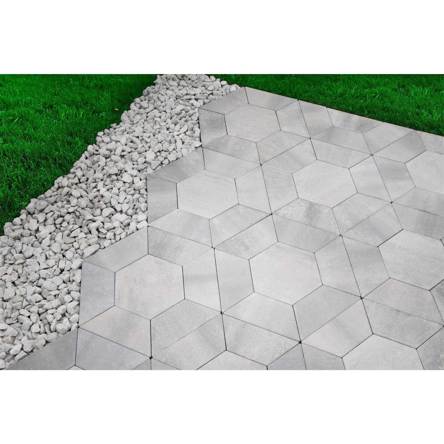 Oldcastle Halo Straight Pewter Edger -15-75 14200426 - Inhomebuy