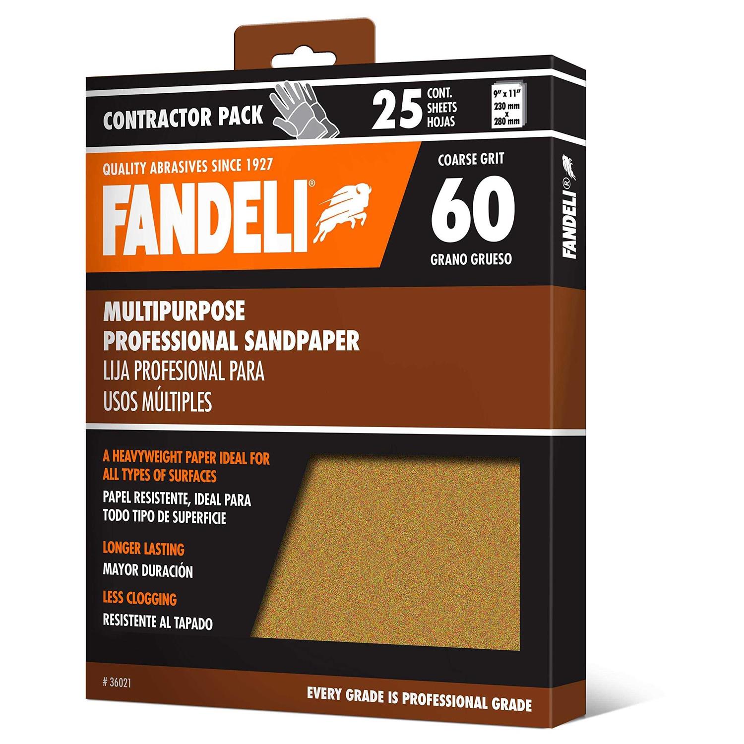 Fandeli Grit Multipurpose Sandpaper Sheets - Inhomebuy