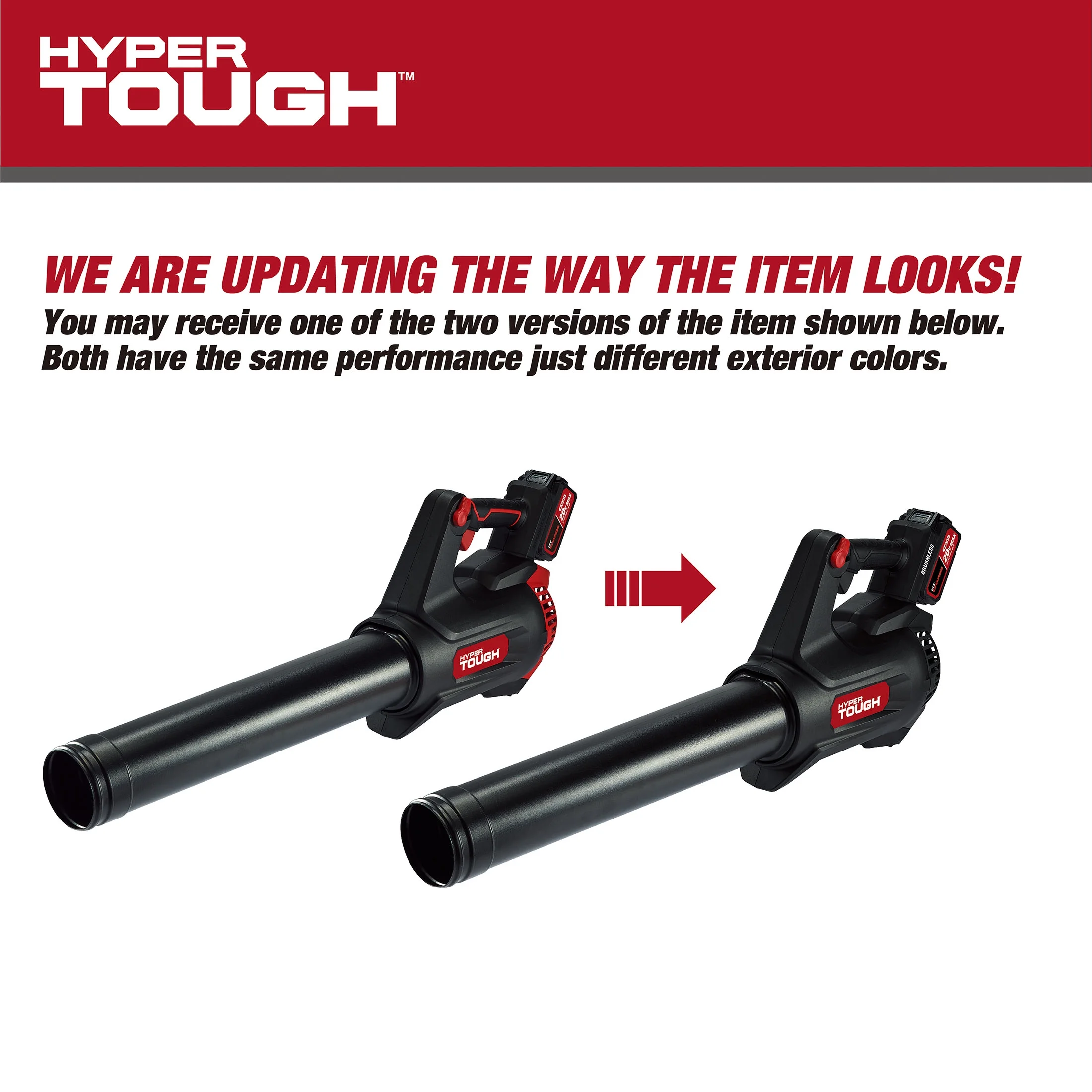 Hyper Tough 20V Max 110 mph 420 Cfm 4.0Ah Brushless Handheld Battery Blower, HT22-401-03-01 - Inhomebuy