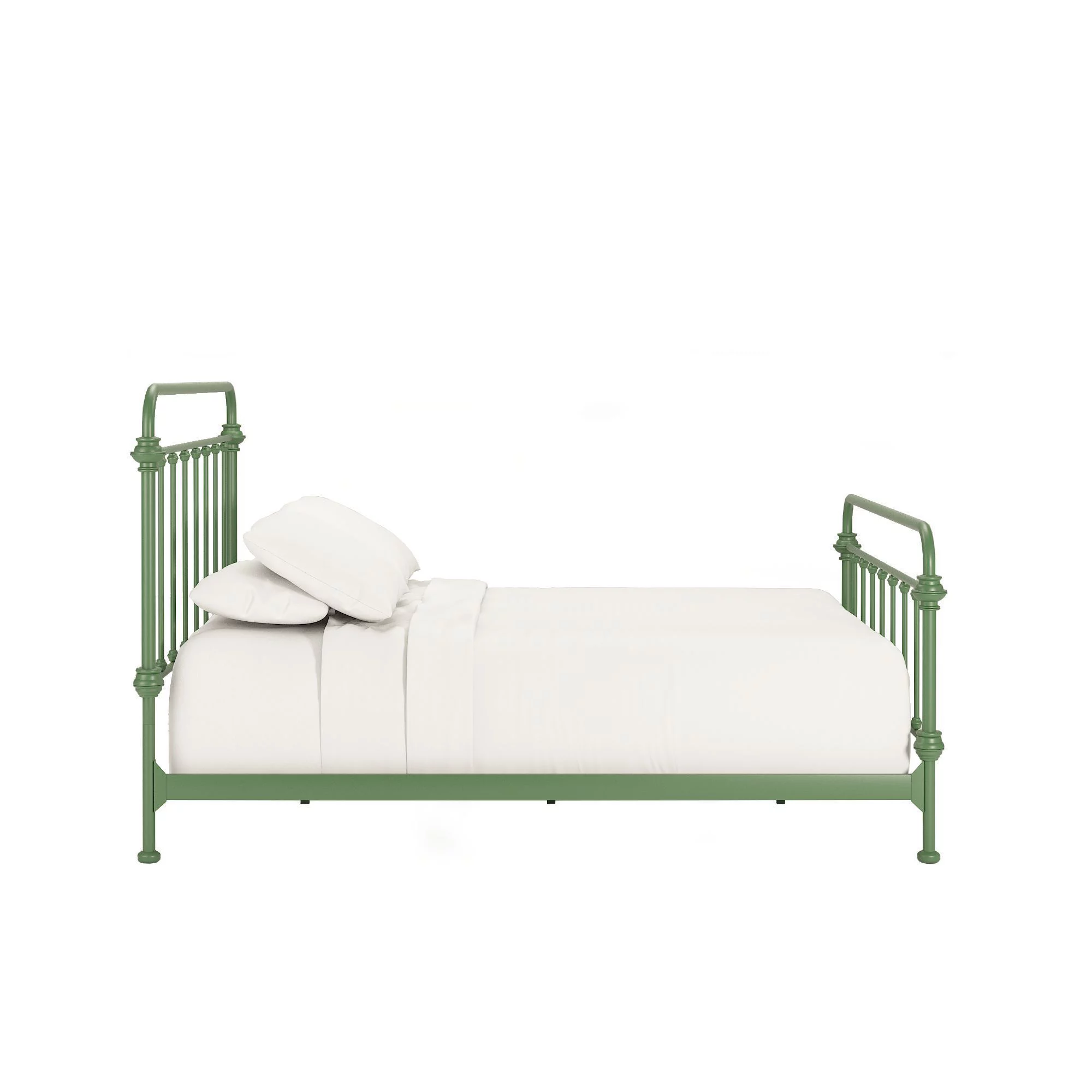 Weston Home Nottingham Metal Twin Bed, Blue Steel - Inhomebuy
