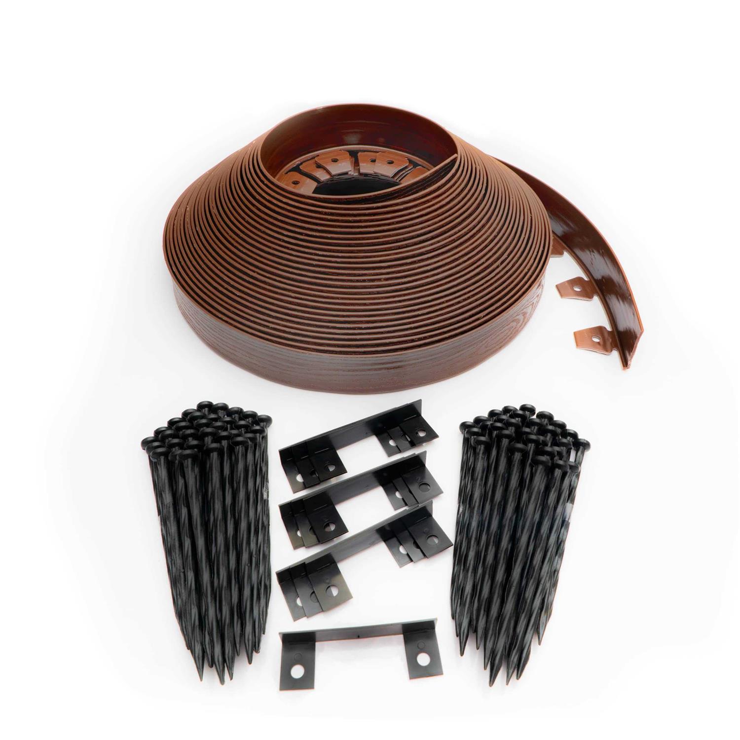 EasyFlex 2.5 Tall Wall No-Dig Landscape Edging Kit 3220E-100C - Inhomebuy