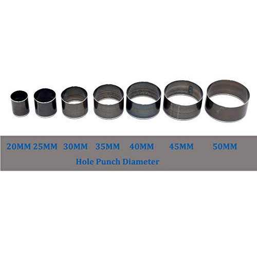 DGOL 6 Sizes Leather Oval Hole Punch Belt Hollow Punching Cutting - Inhomebuy