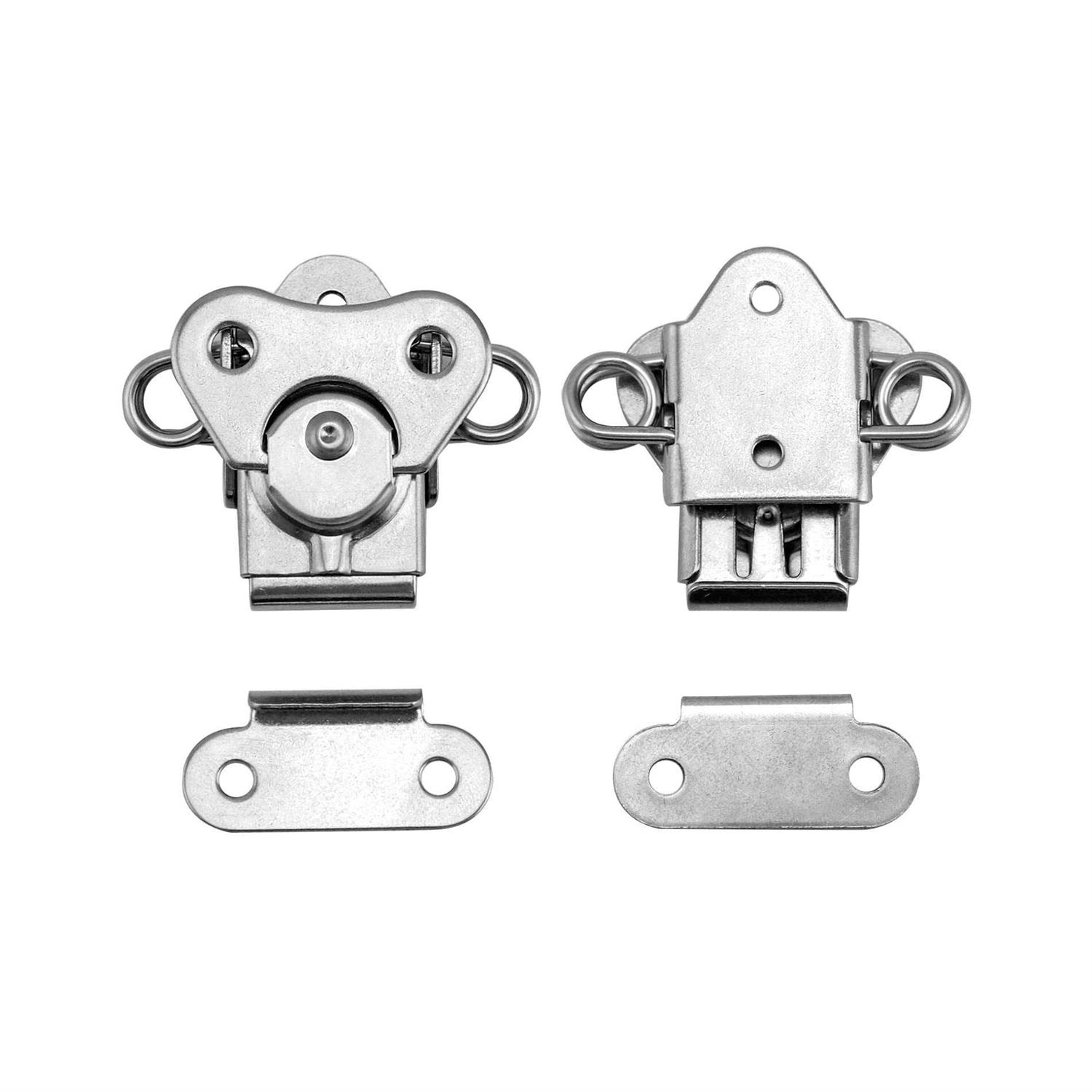 Qwork Heavy Duty Stainless Steel Latch for Flight Cases and Equipment Boxes - Inhomebuy