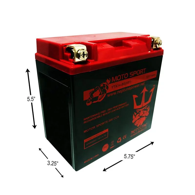 Honda FourTrax 300 4x4, 1998-2000 YTX14-BS(MF) SLA Powersport Replacement ATV Battery by Neptune - Inhomebuy