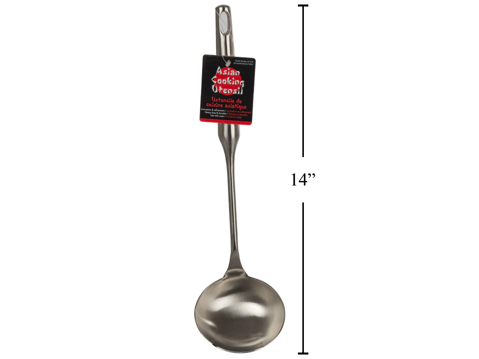 L. Gourmet S/S Deluxe Asian Ladle | 70619 - Inhomebuy