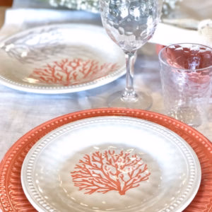 Mare - Dessert Plate - Coral - Set 6 pcs - Inhomebuy