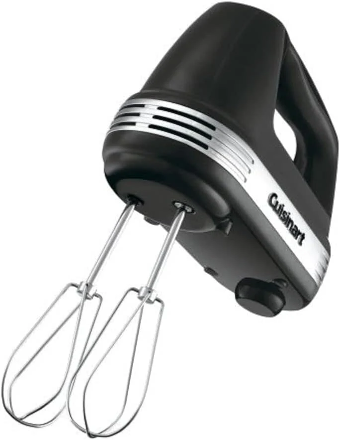 Cuisinart Hand Mixer: 5-speed, black with brushed s/s wrap | HM-50BKC - Inhomebuy
