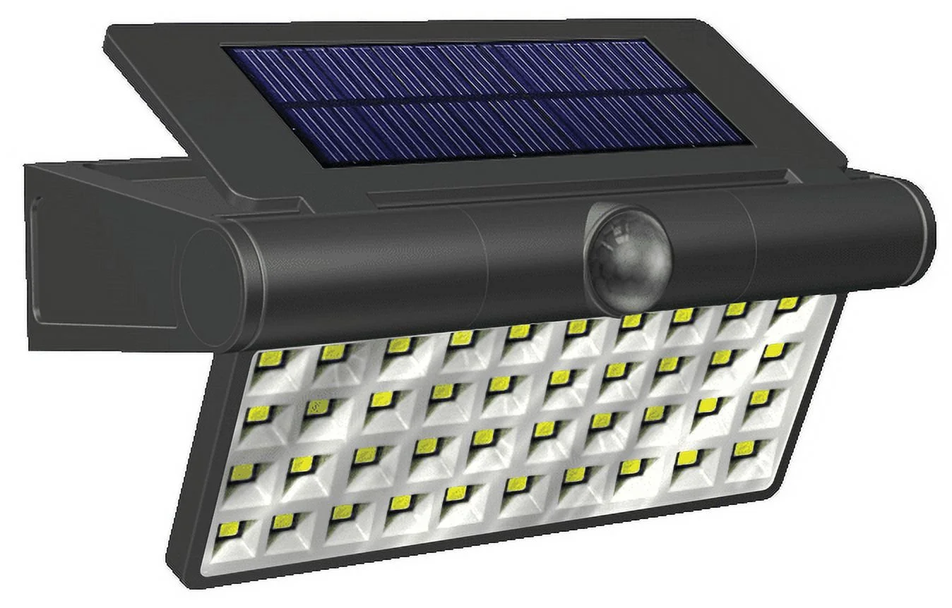 Hyper Tough 1500 Lumen LED Motion Activated Solar Path Light,Durable Plastic Construction - Inhomebuy