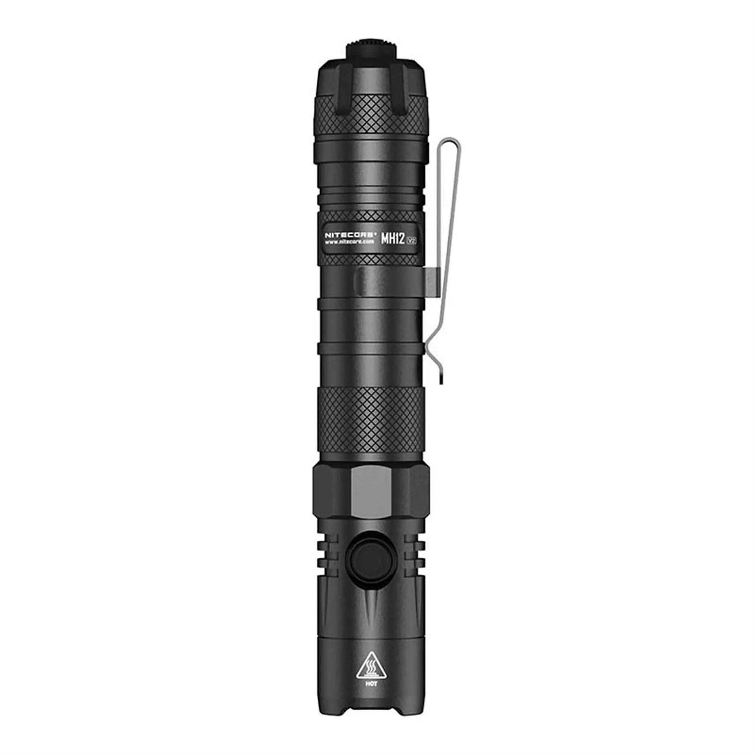Nitecore MH12 Pro 3300 Lumen USB-C Rechargeable Flashlight - Inhomebuy