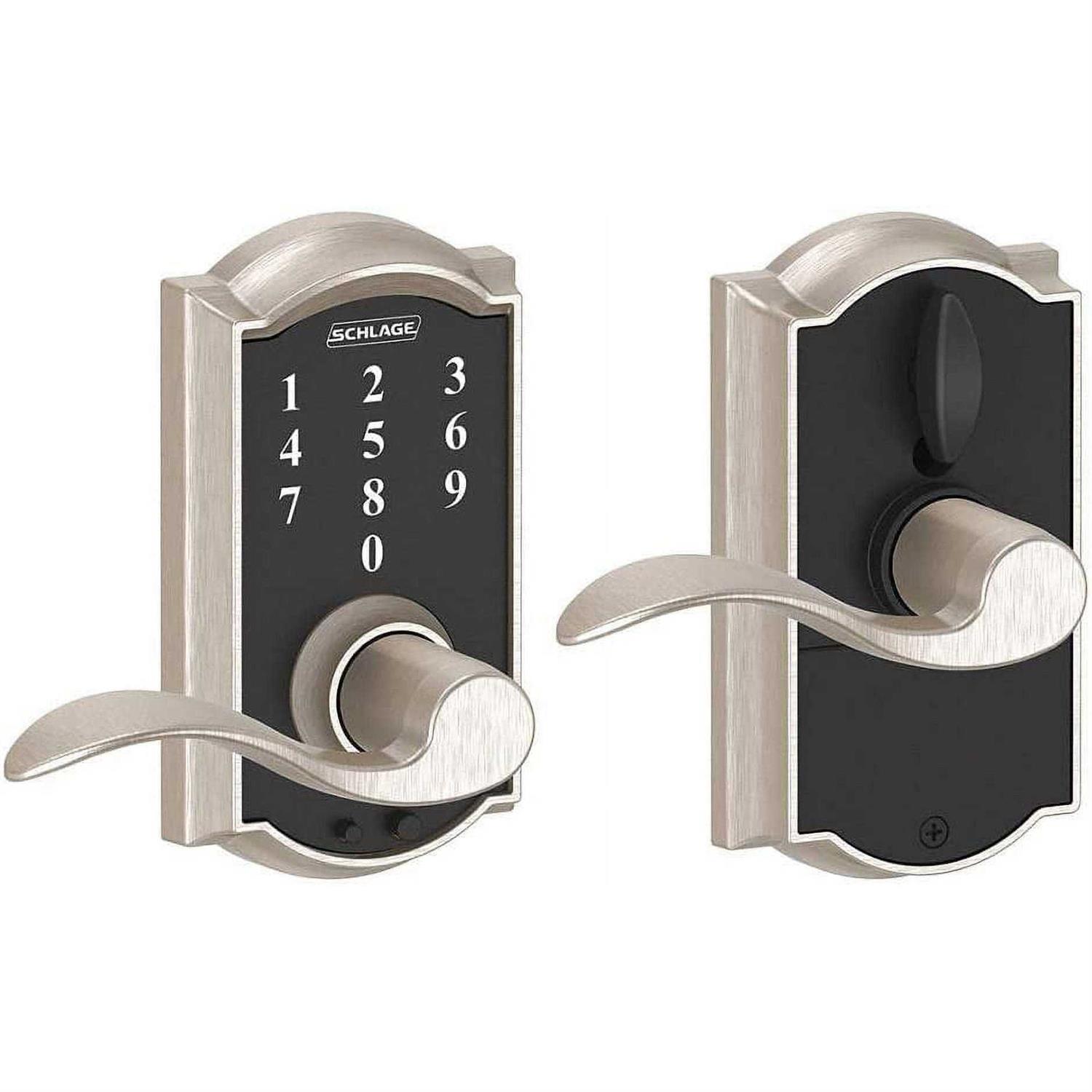 Schlage Camelot Touch Lock with Accent Lever - Inhomebuy