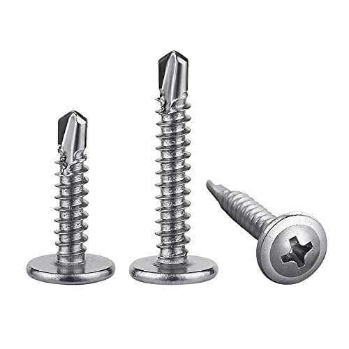 Wensilon Sheet Metal Self-Tapping Screws 410 Stainless Steel Truss Head High-strength Quick Tapping Screws - Inhomebuy