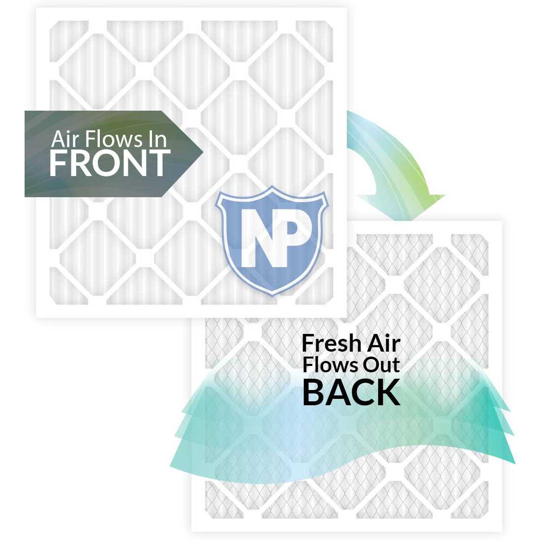 Nordic Pure MERV Pleated Plus Carbon AC Furnace Air Filters - Inhomebuy