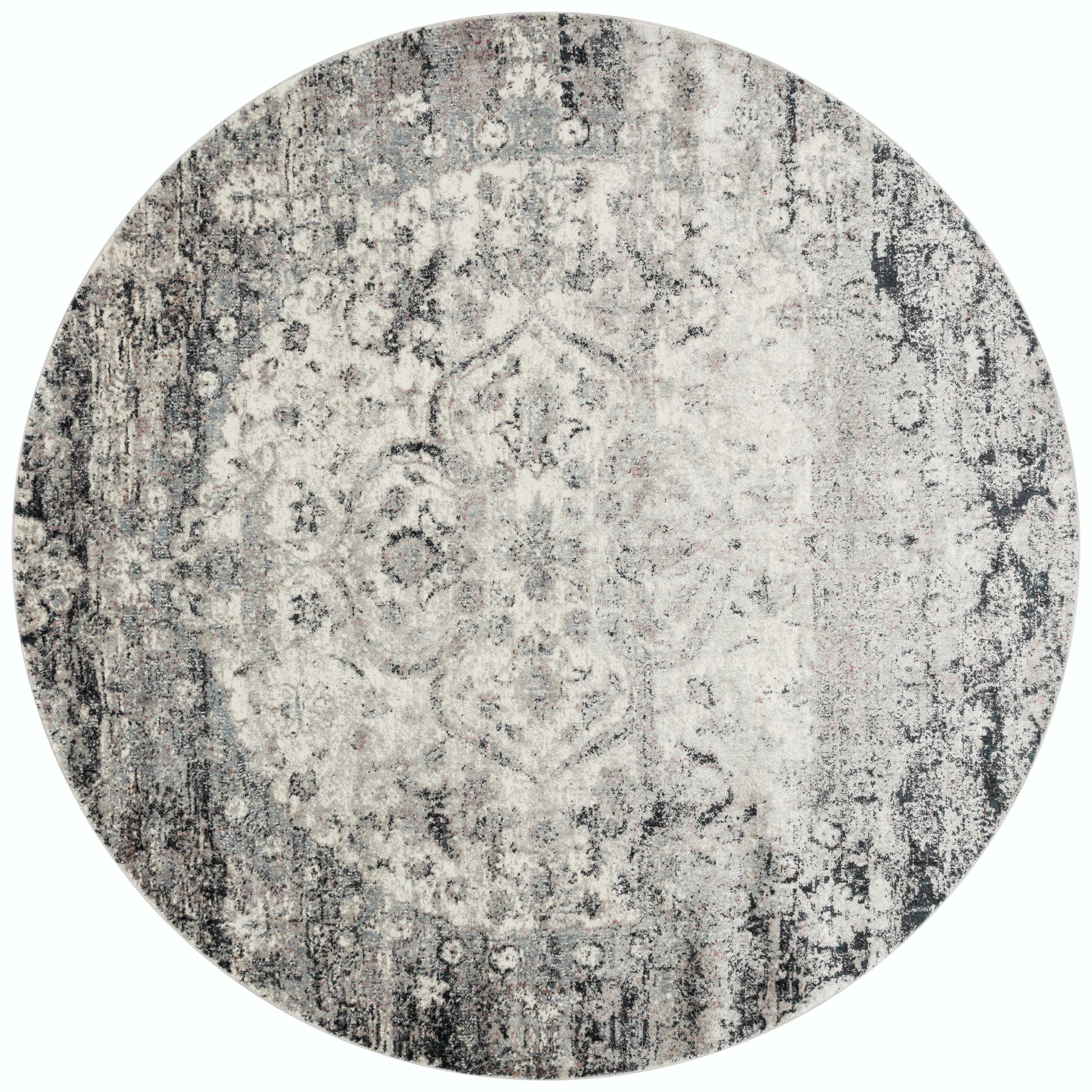 Loloi Rugs Anastasia Collection Rug in Ink, Ivory - 9'6
