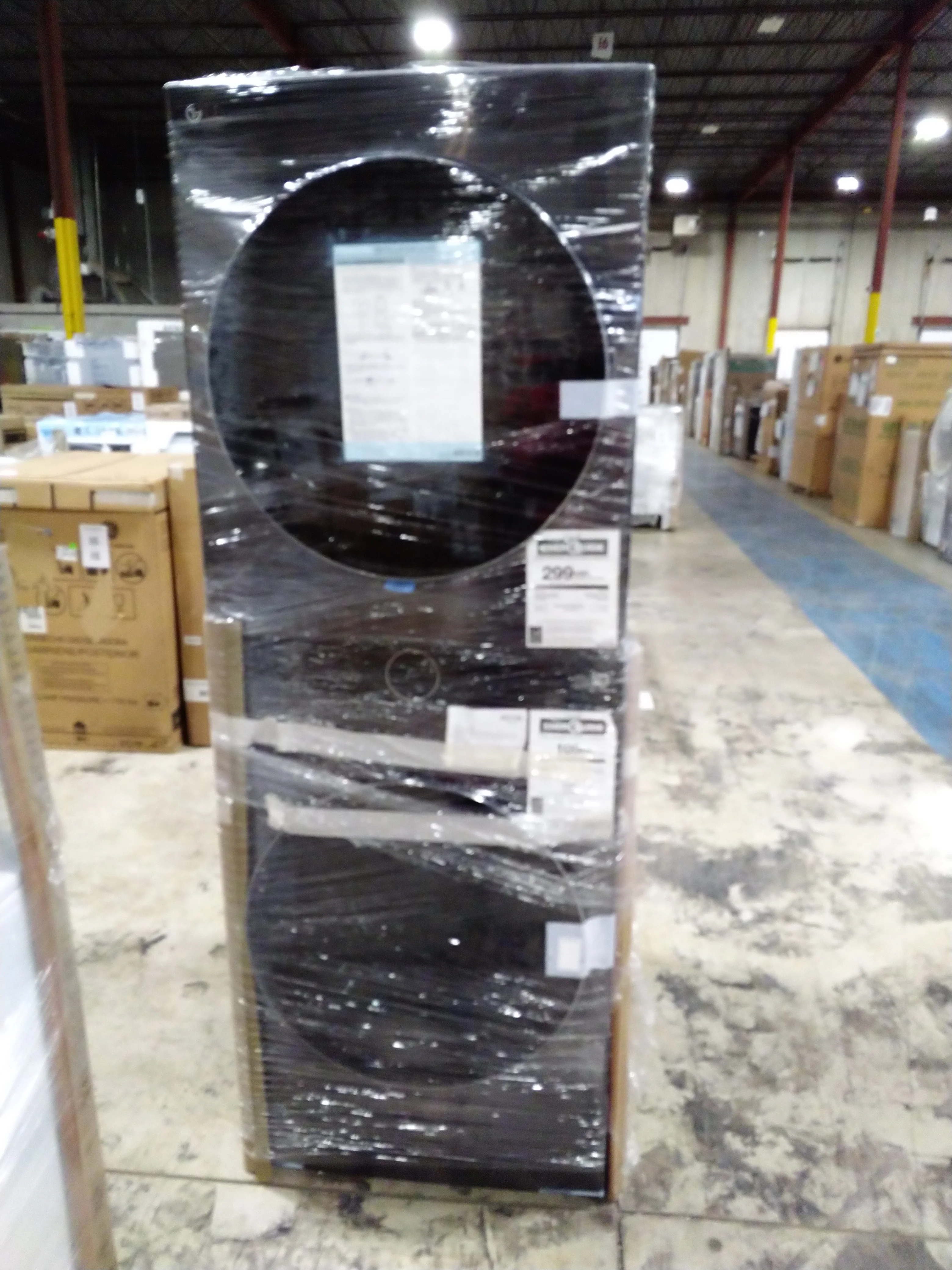 LG WashTower, Front Load 5.2 cu. ft. Washer and 7.2 cu. ft. Heat Pump Ventless Dryer - WKHC202HBA - Inhomebuy