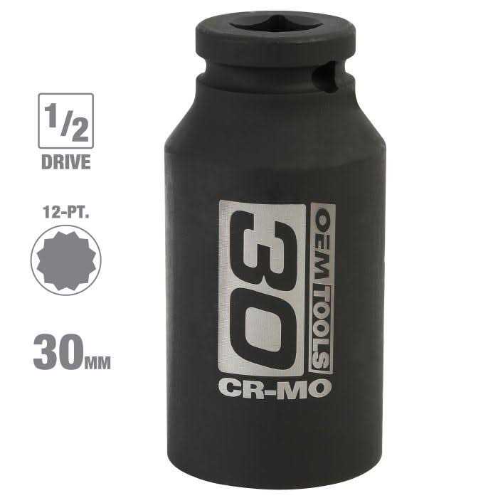 OEMTOOLS 0.5 in Drive 36mm Axle Nut Socket - Inhomebuy