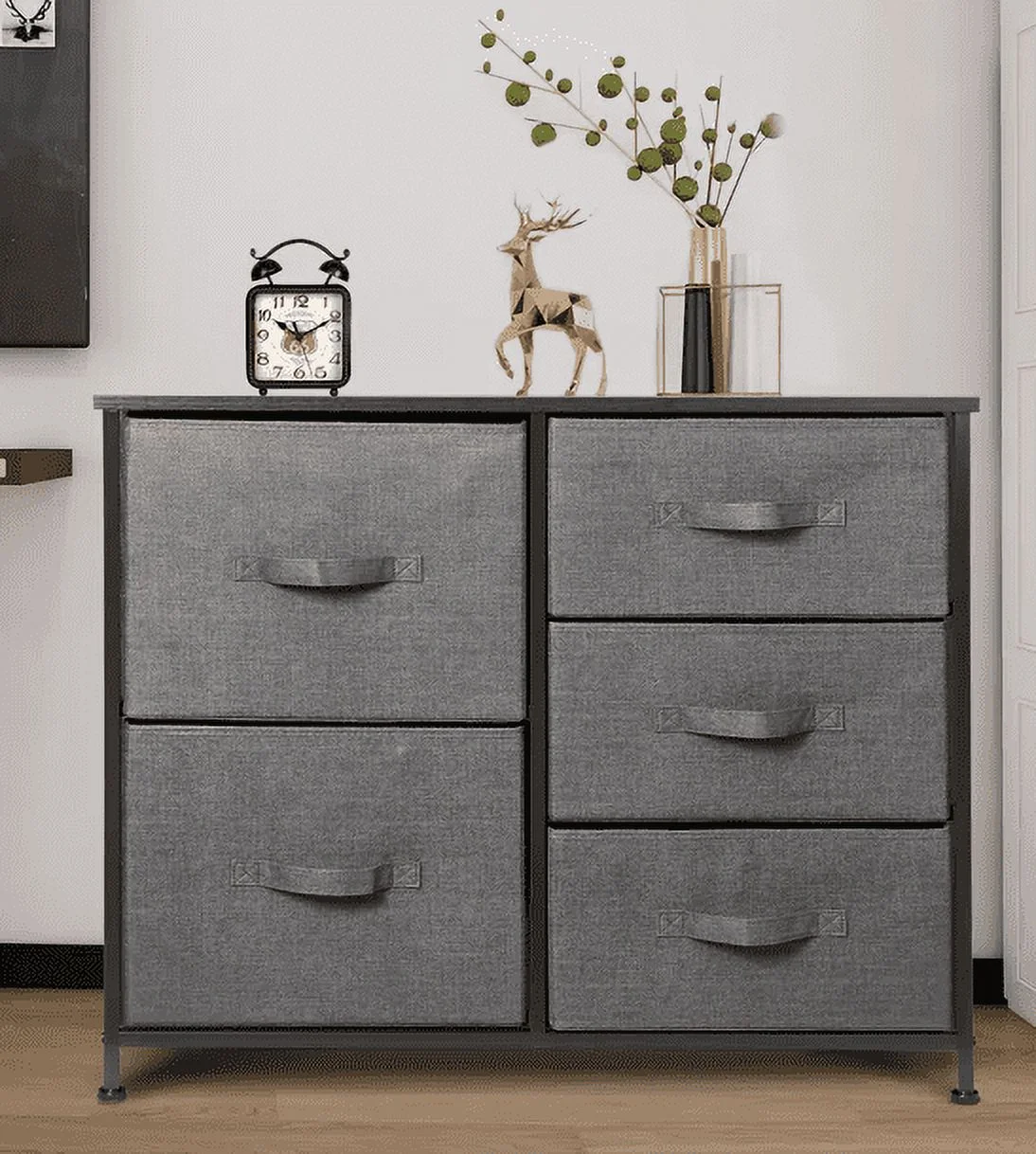 UBesGoo Chest of Drawers, 5-Drawer Storage Dresser Organizer for Bedroom, Hallway, Entryway, Closets, Furniture Storage - Inhomebuy