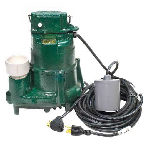 Zoeller 98-0001 Flow-Mate 1/2 HP Submersible Sump Pump - Inhomebuy