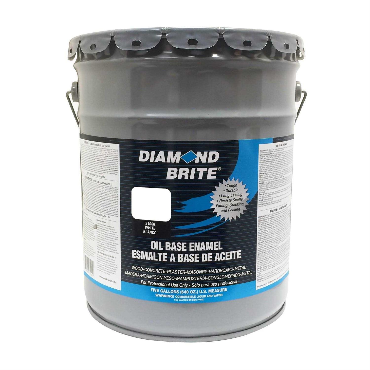 Diamond Brite 5 gal Oil Base All Purpose Enamel Paint - Inhomebuy