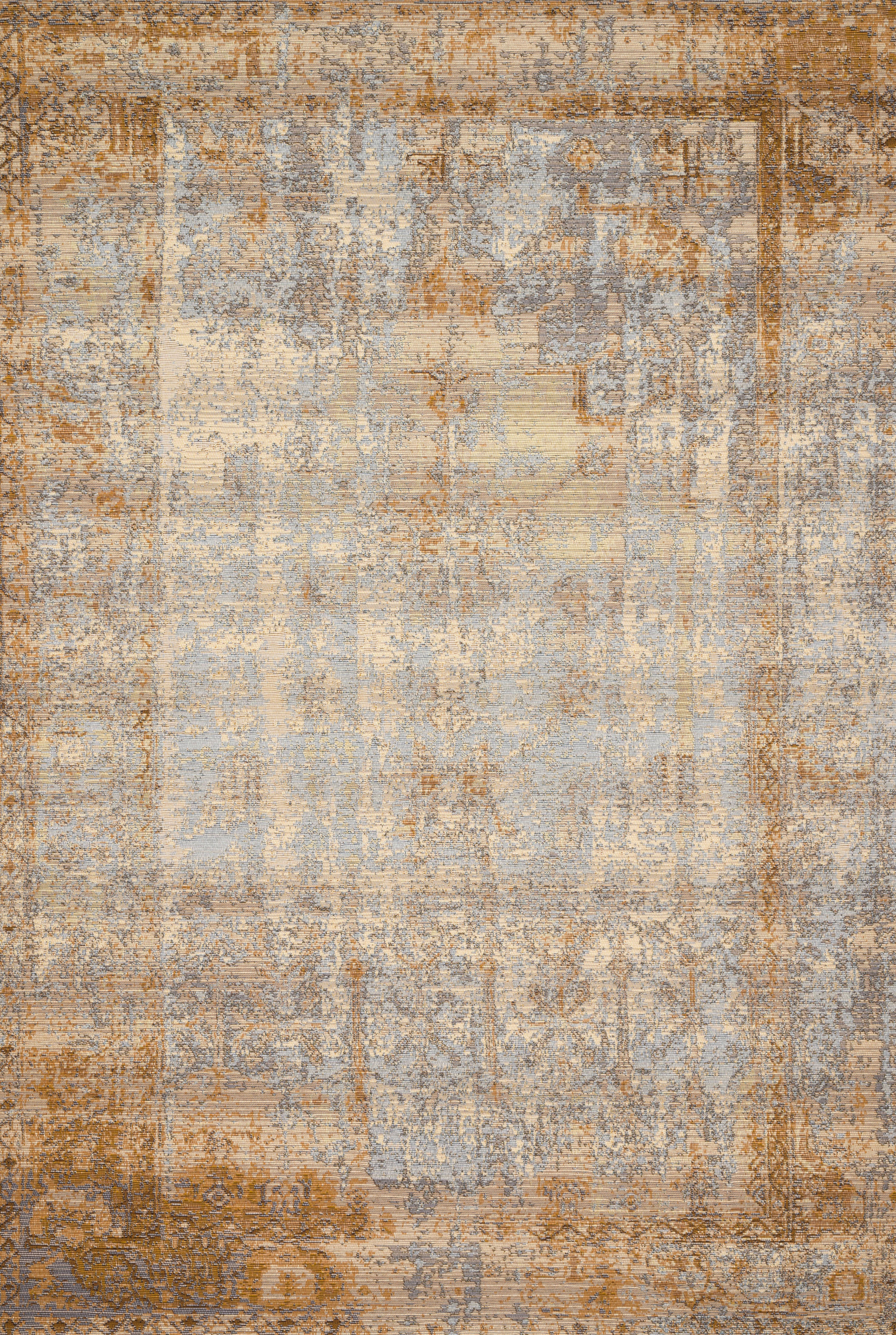 Loloi Rugs Mika Collection Rug in Ant. Ivory, Copper - 10'6