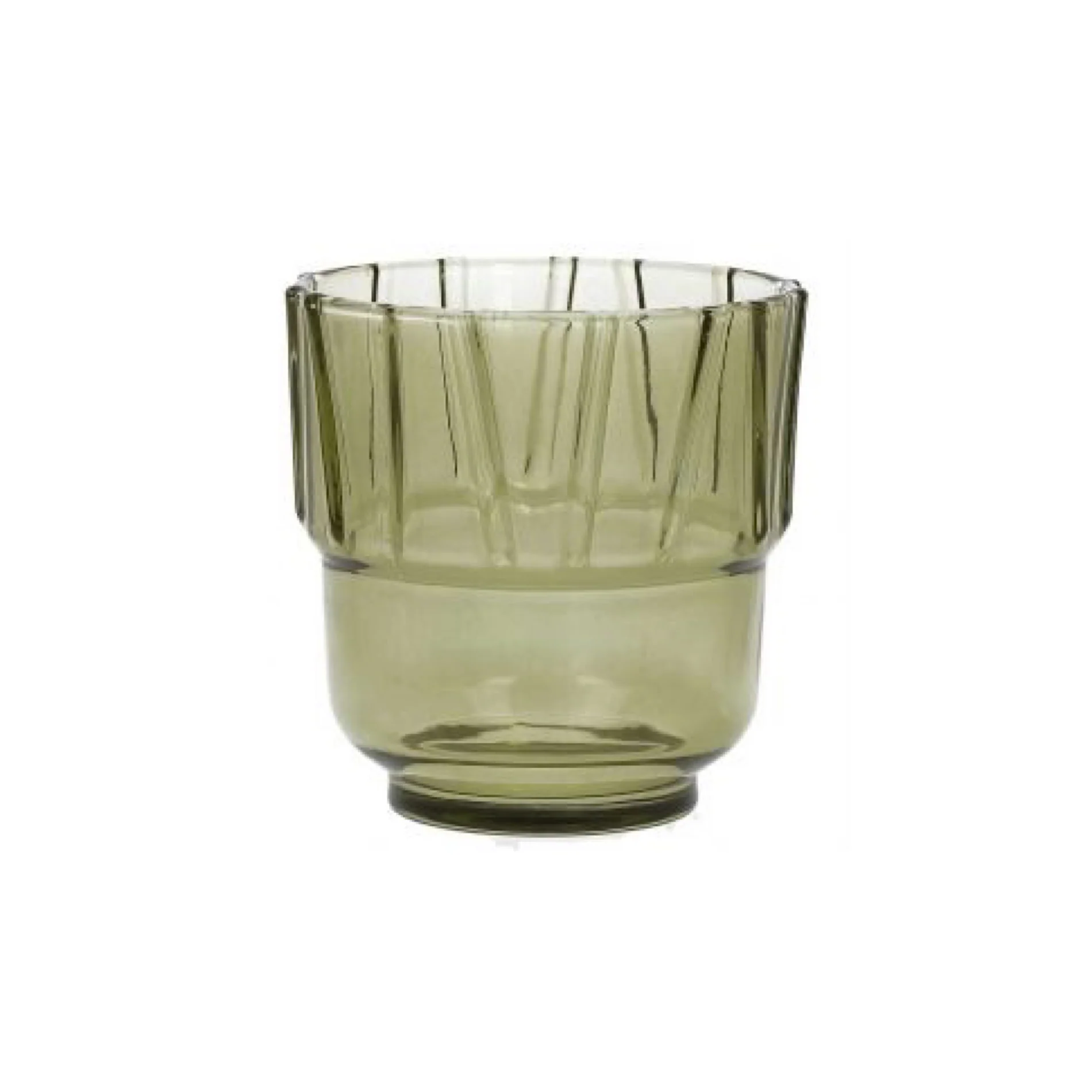 Bamboo Line Stackable glass 245ml Grigio - Inhomebuy