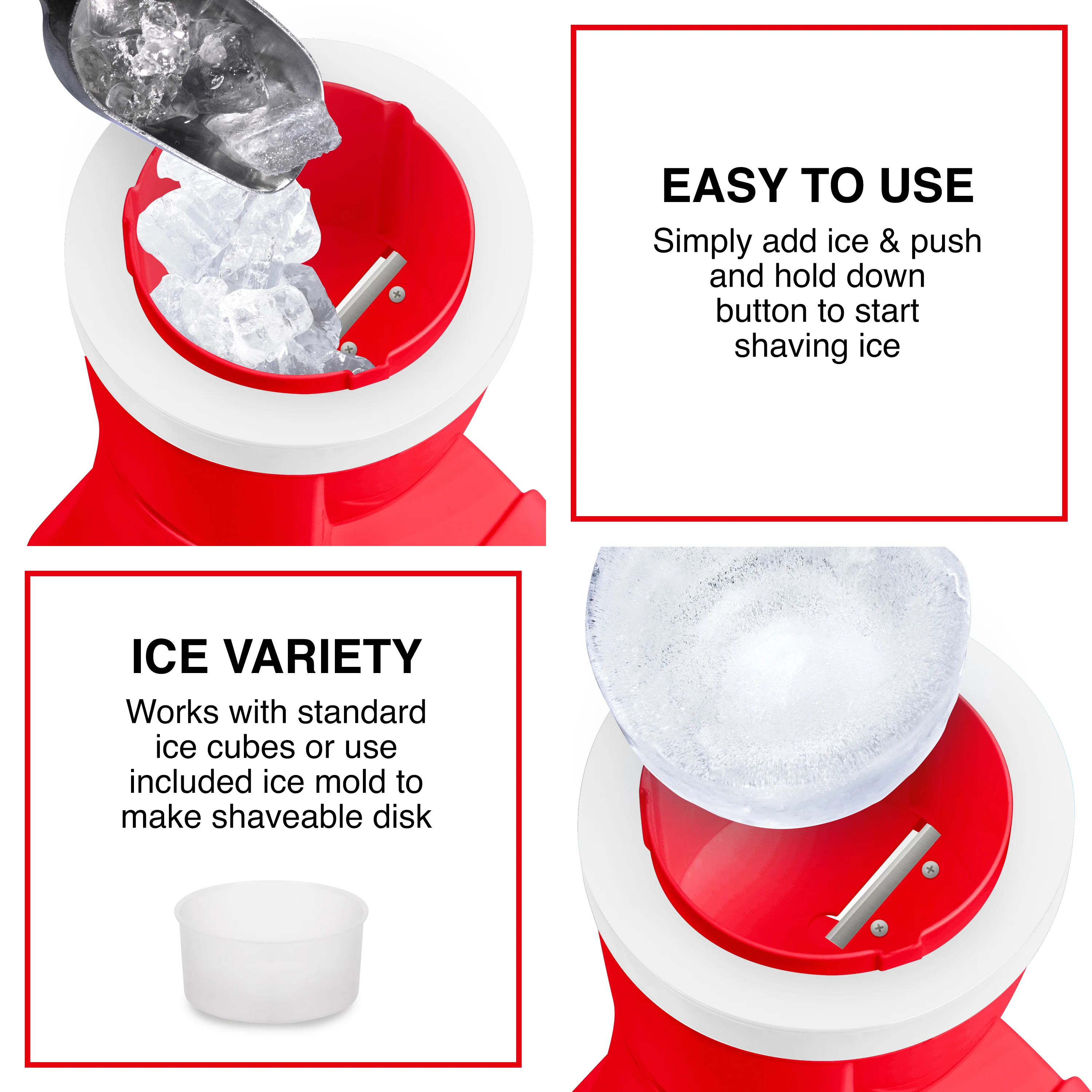 Coca-Cola Electric Shaved Ice & Snow Cone Maker - Inhomebuy