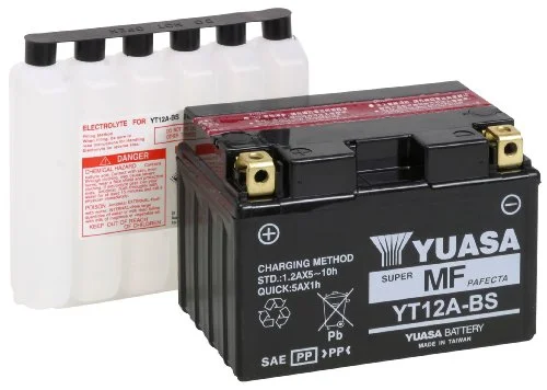 Yuasa Yt12a Bs Maintenance Free 12 Volt Battery - Inhomebuy