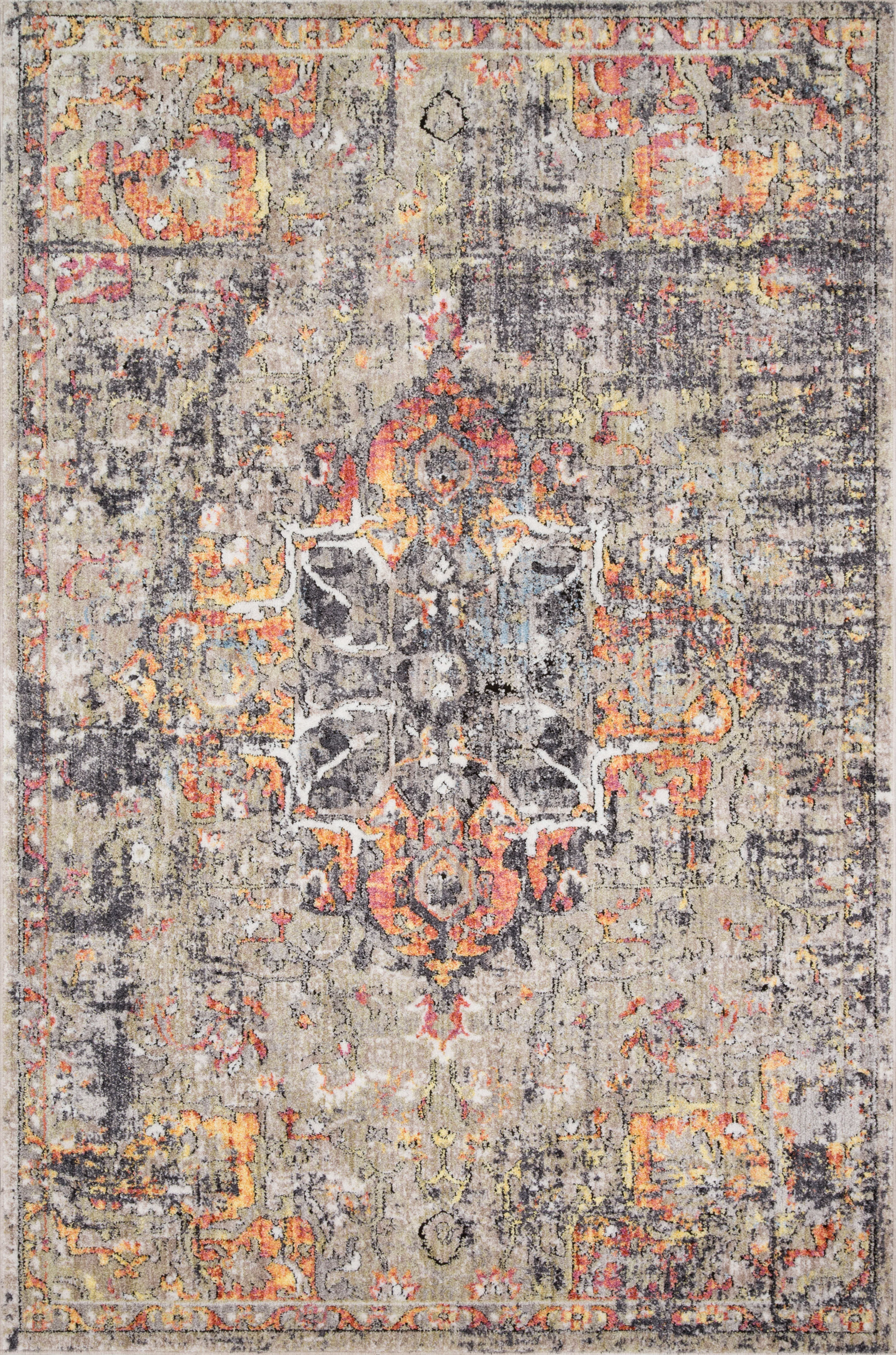 Loloi Rugs Medusa Collection Rug in Taupe, Sunset - 12'0