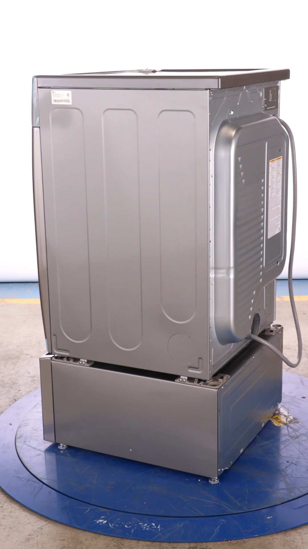 LG 7.4 CU. FT. GRAPHITE STEEL ULTRA LARGE CAPACITY ELECTRIC DRYER WITH SMARTDIAGNOSIS - DLE3400V - Inhomebuy