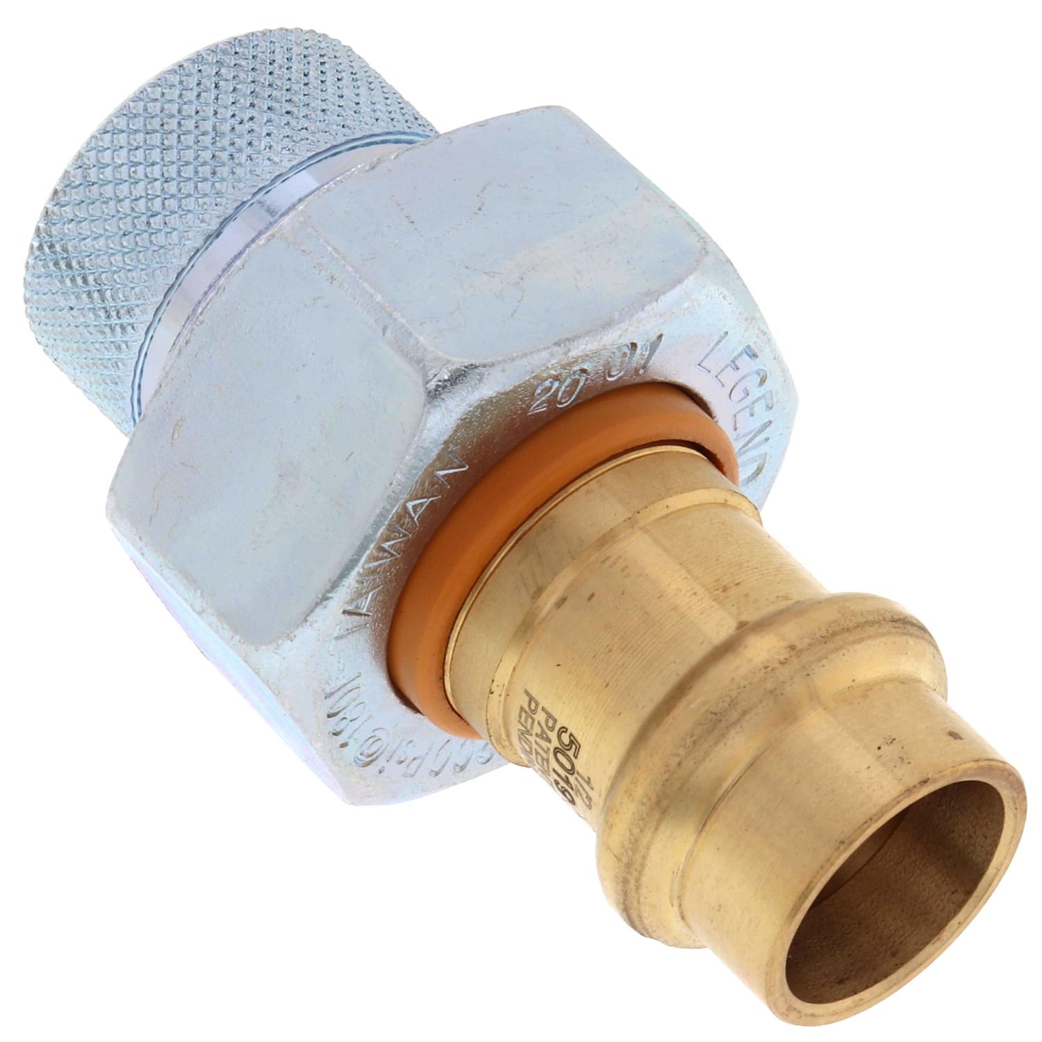 Legend Valve 301-104PNL FNPT x Copper Press Dielectric Union - Inhomebuy
