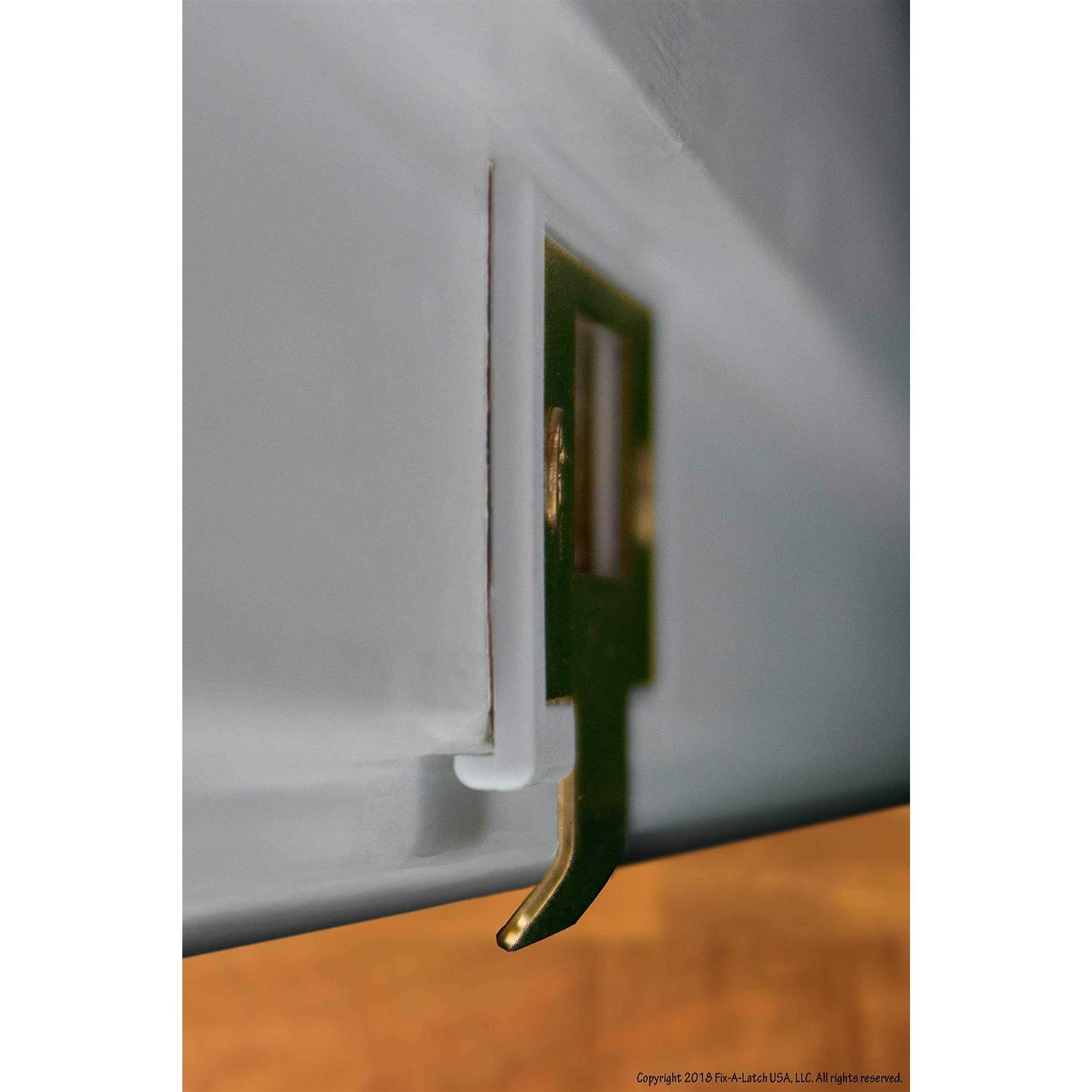 fix-A-latch interior 2-Pack with brass finish - Inhomebuy
