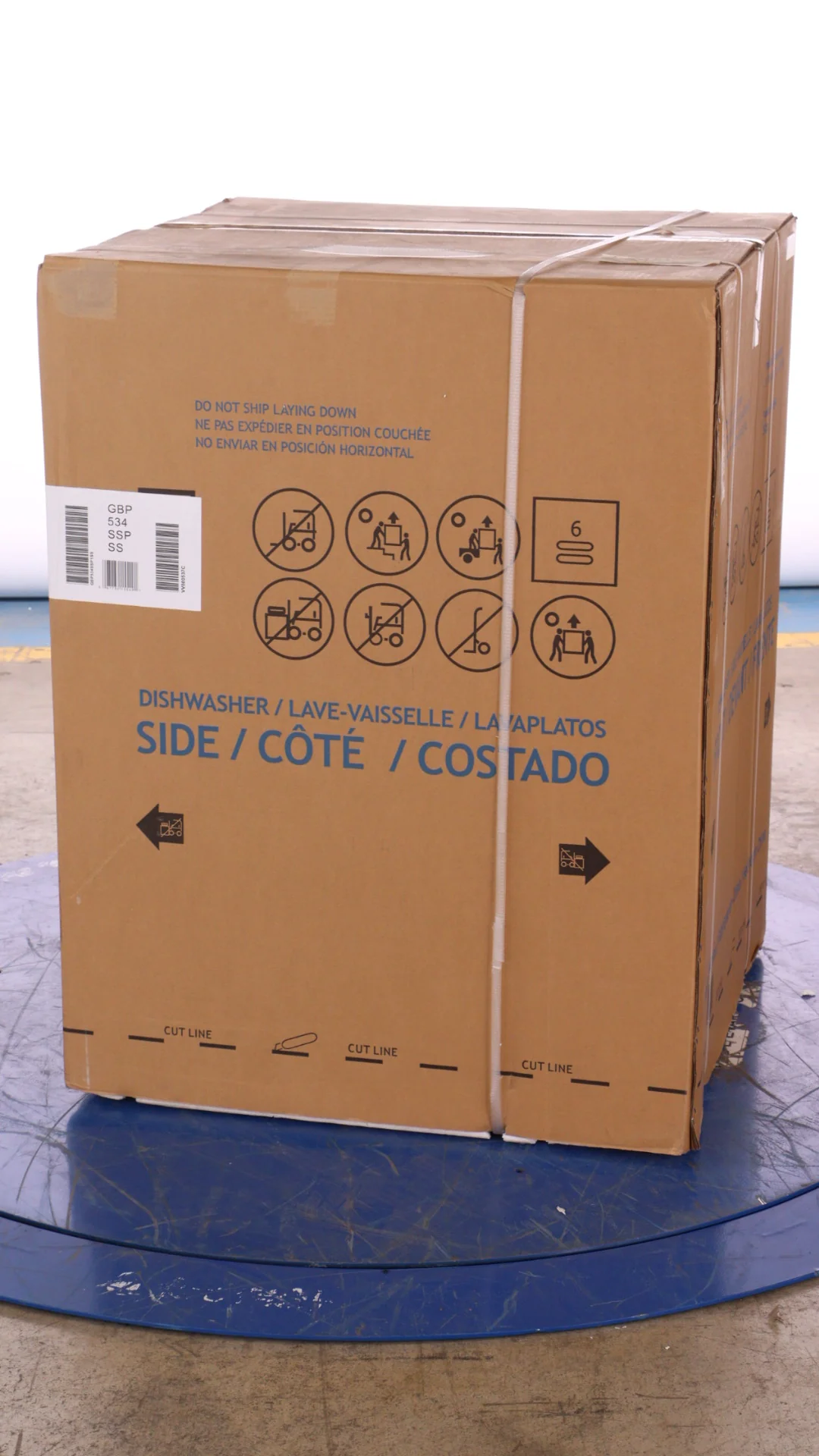 GE 24 IN. STAINLESS STEEL BUILT-IN TOP CONTROL DISHWASHER WITH STAINLESS STEEL TUB - GBP534SSPSS - Inhomebuy