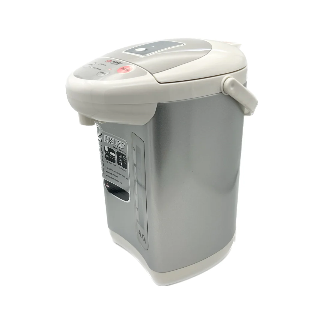 Sunpentown Hot Water Pot: 4.0L, silver | SP-4000 - Inhomebuy