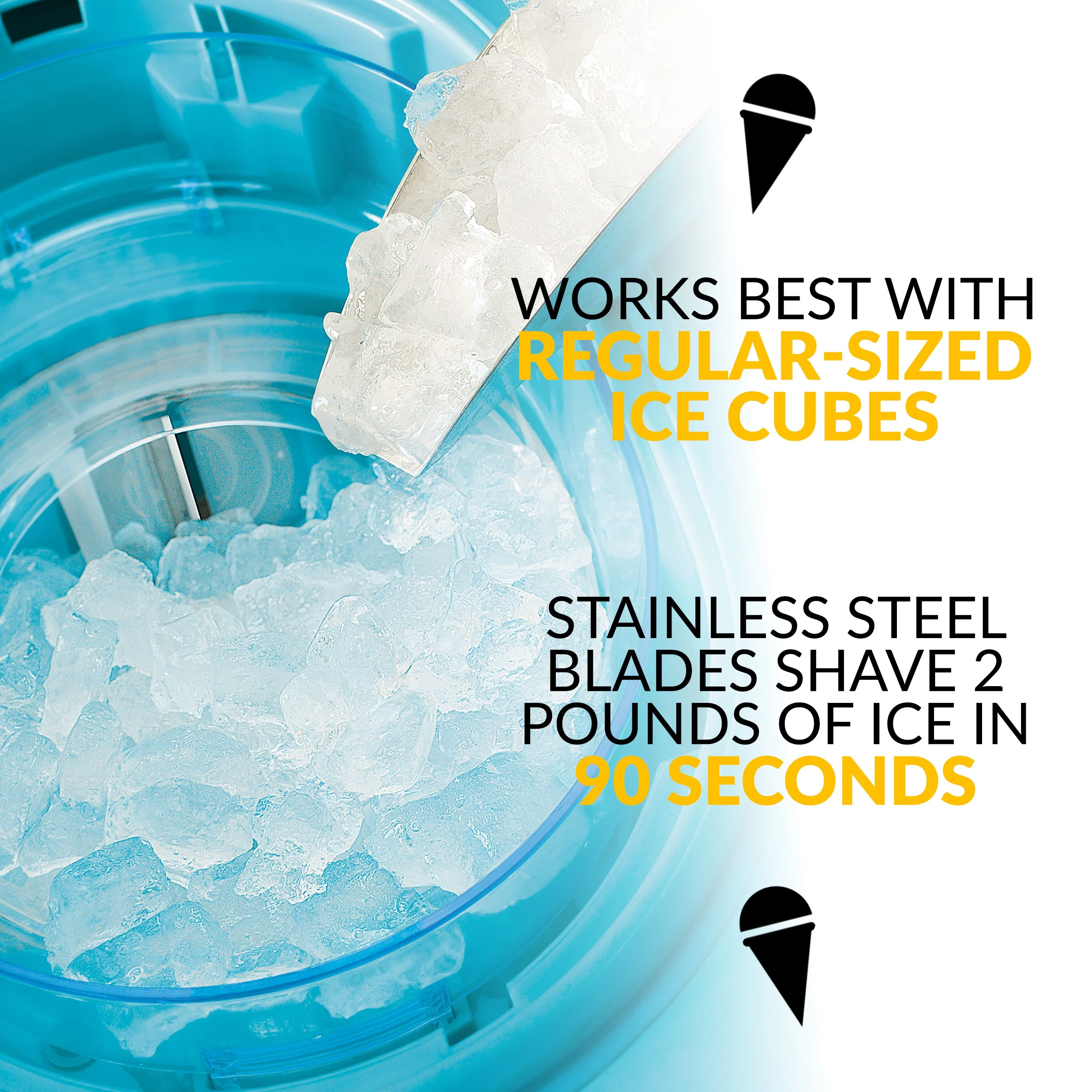 48-Inch Tall Snow Cone Cart - Inhomebuy