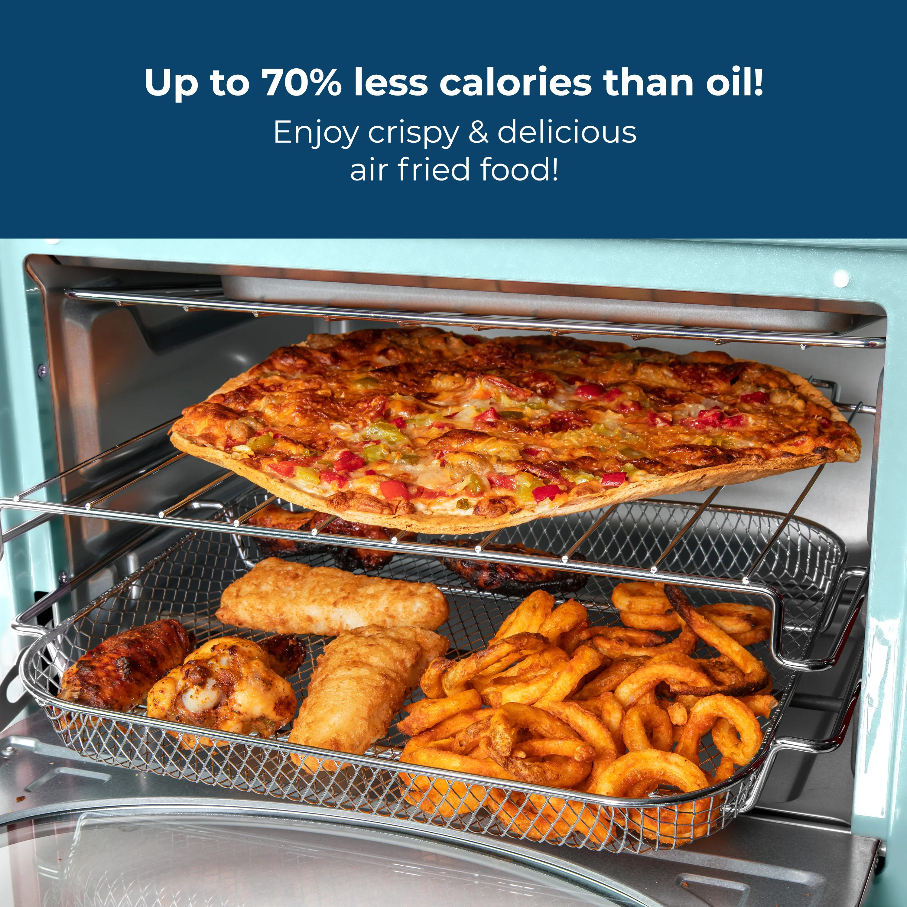 Nostalgia RTOV2AQ Retro 12-Slice Convection Toaster Oven - Inhomebuy