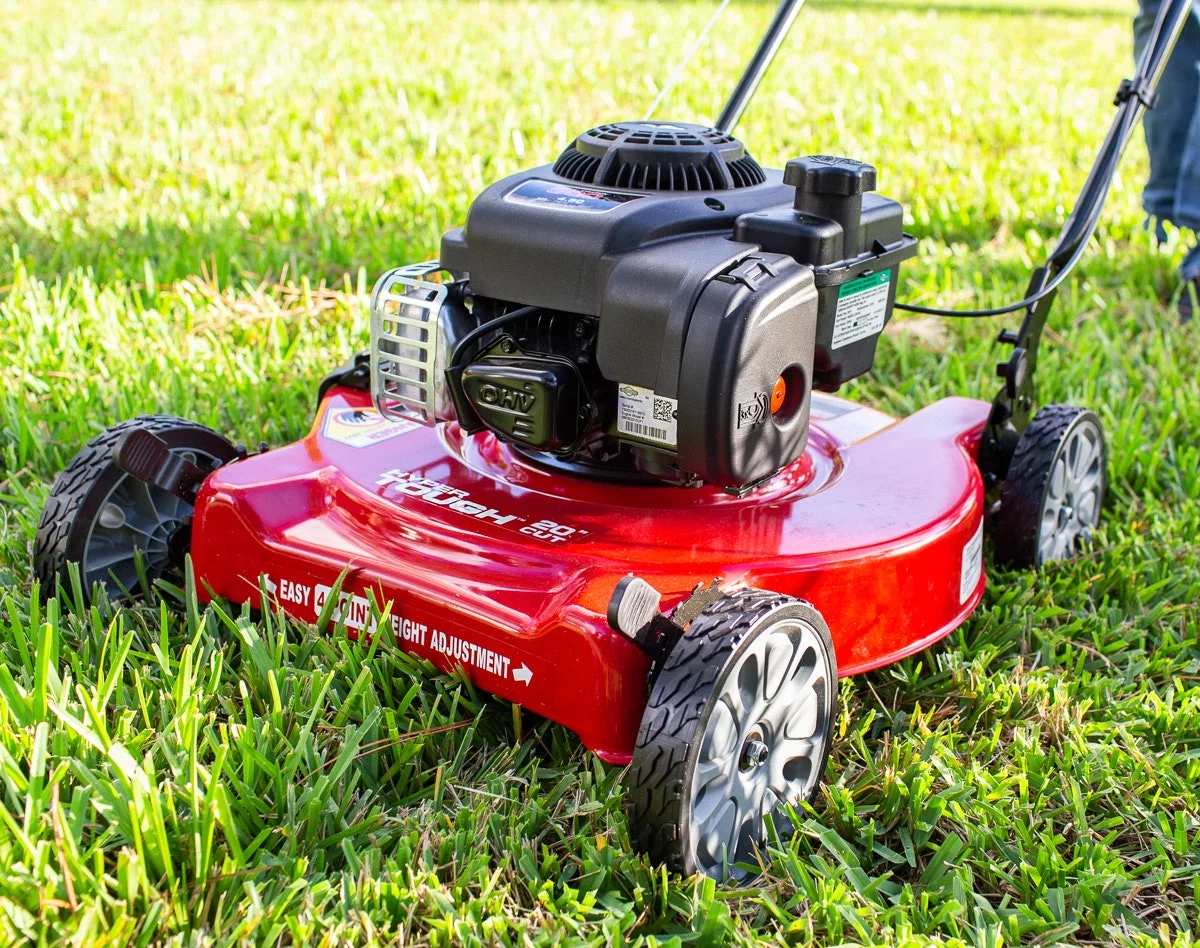 Hyper Tough 20-inch 125cc Gas Push Mower with Briggs & Stratton Engine (Assembled Height 39