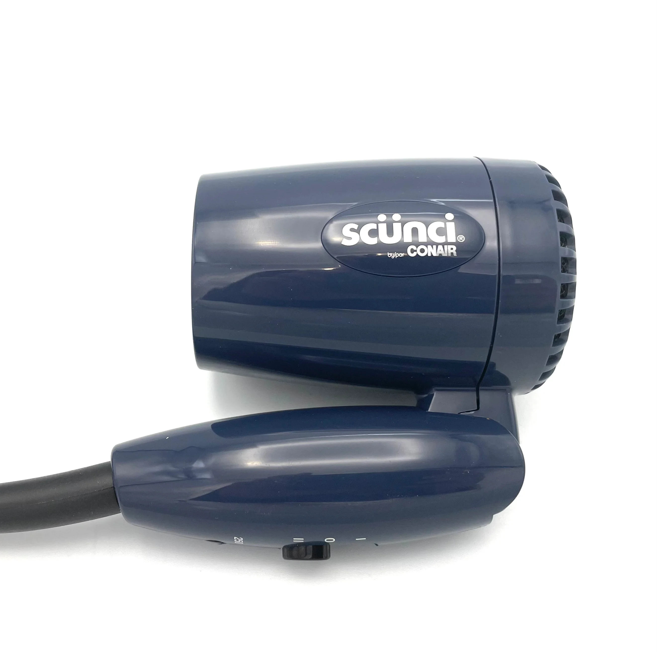 Conair Scunci Hair Dryer |124REXC| 1600W, travel, folding handle, dark blue - Inhomebuy