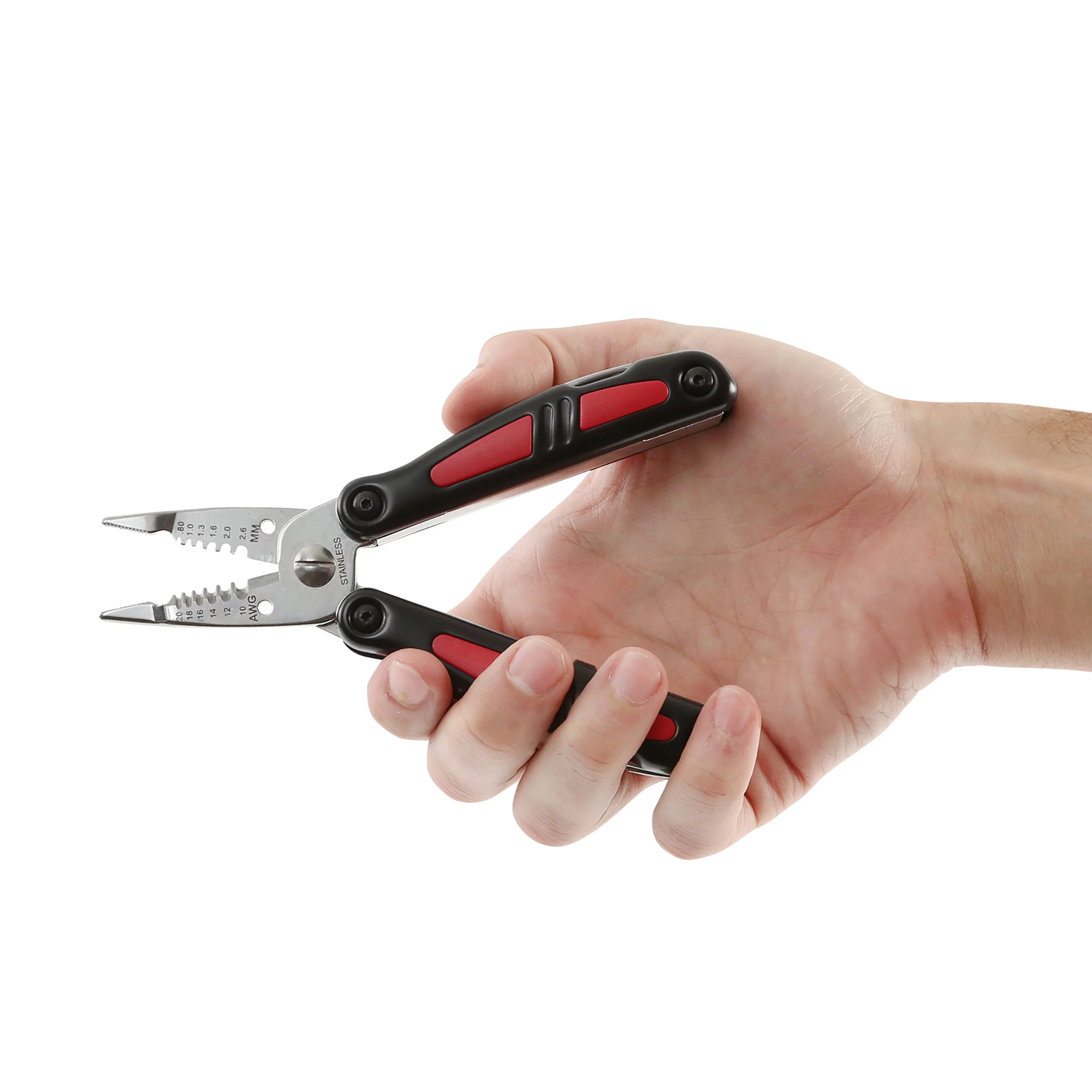 Hyper Tough 12-in-1 Folding Electrician's Multi-Tool - Inhomebuy