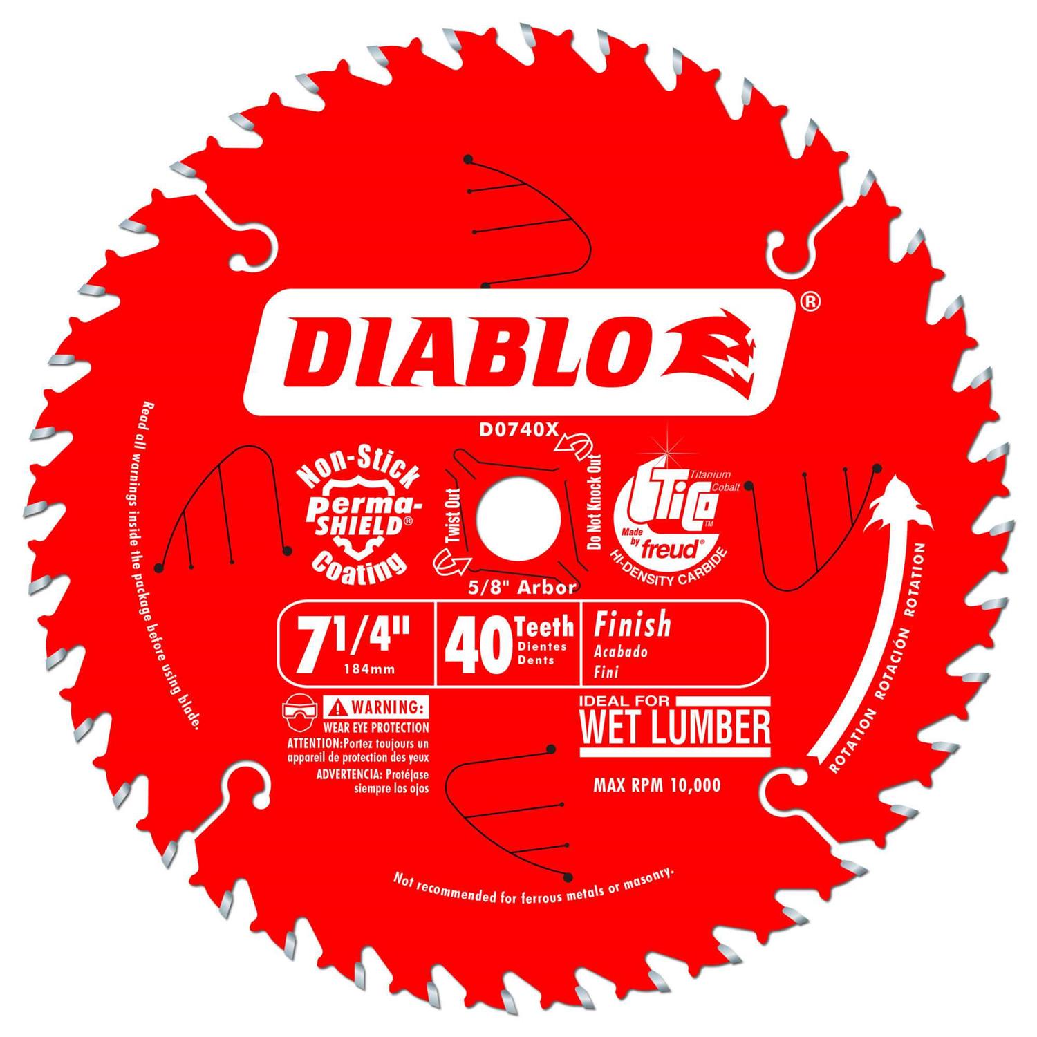 Diablo Fine Finish Saw Blade D1280X - Inhomebuy