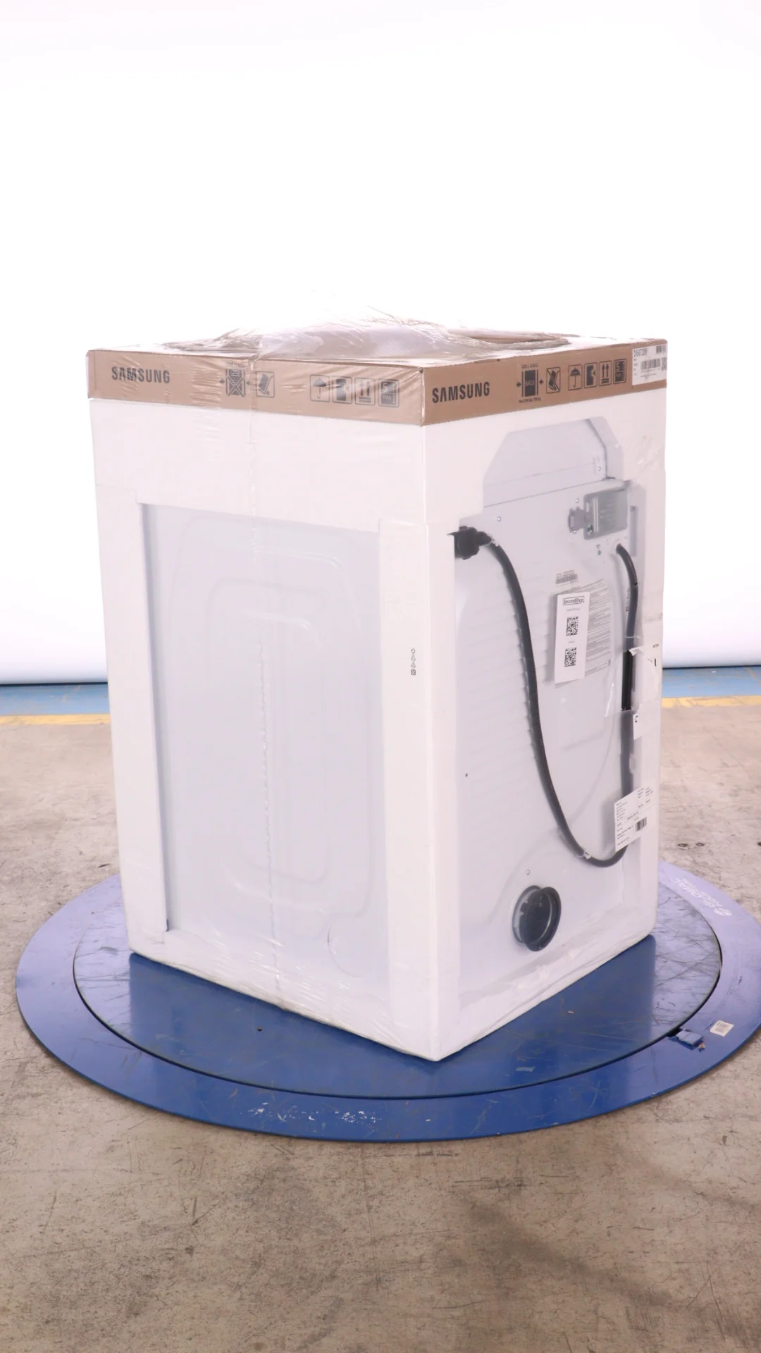 SAMSUNG 27 IN. 7.2 CU. FT. WHITE ELECTRIC DRYER WITH SENSOR DRY - DVE45T3200W/AC - Inhomebuy