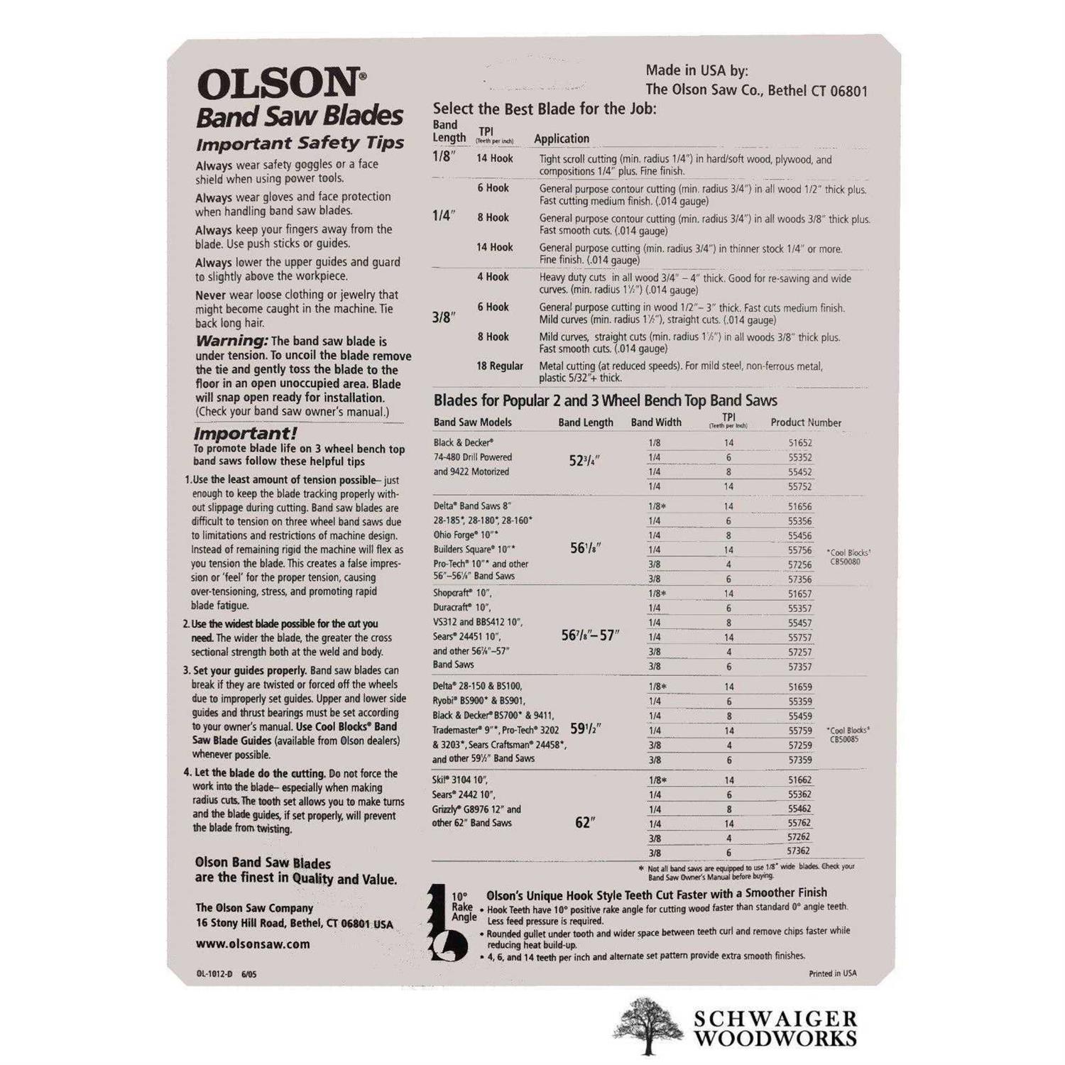 Olson Saw SP46500 Spiral Scroll Saw Blade - Inhomebuy