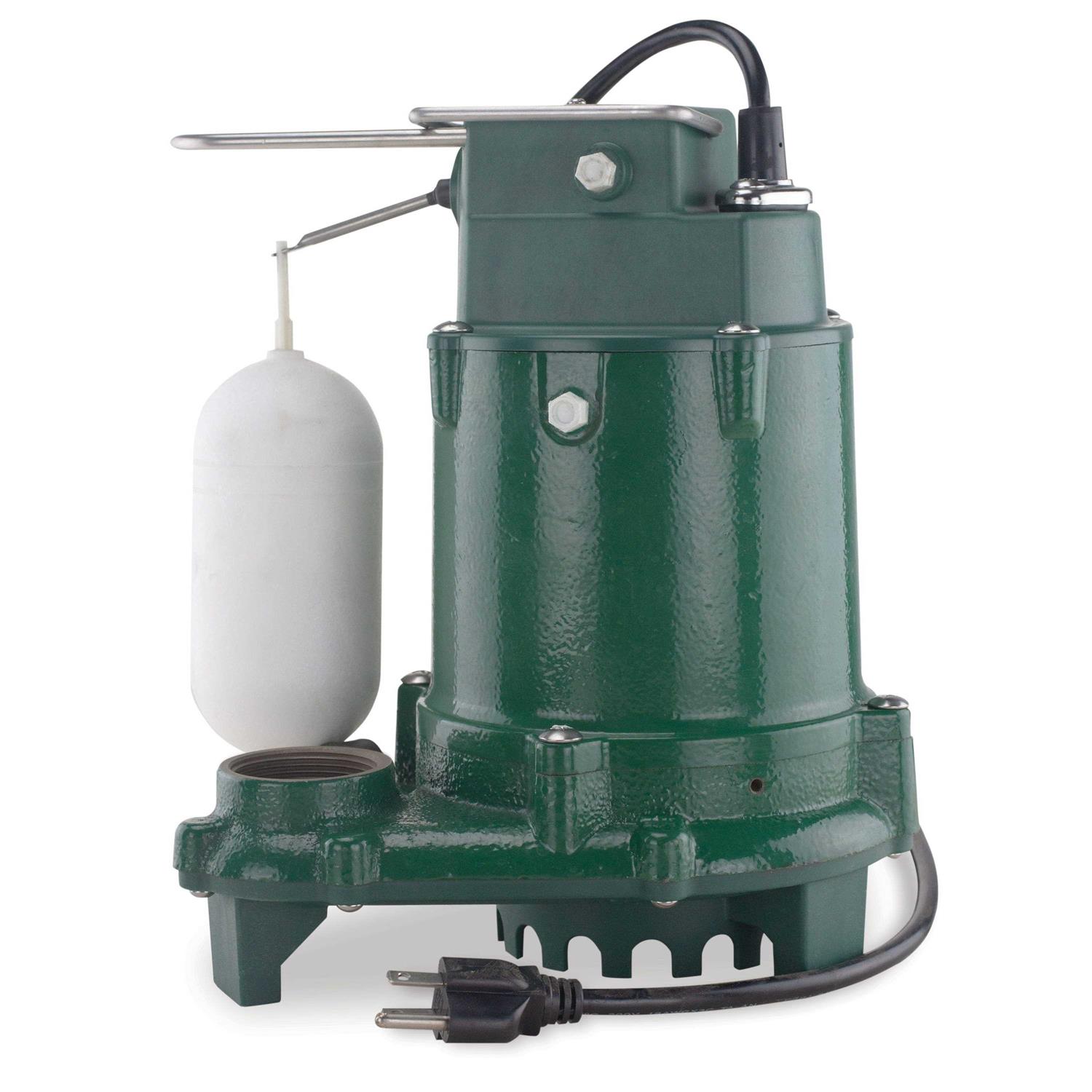 Zoeller Pro Cast Iron Submersible Sump Pump 1/2 HP - Inhomebuy