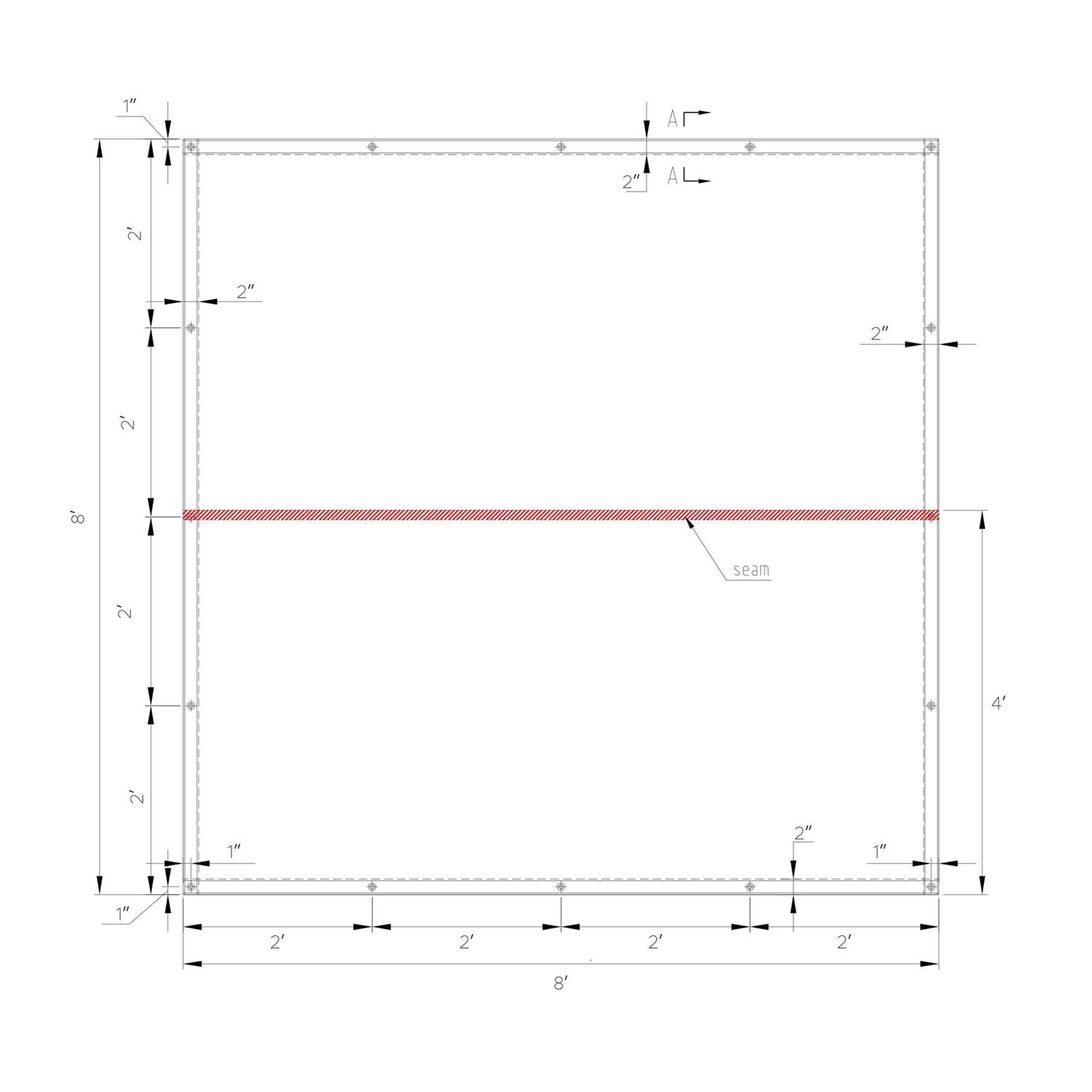Mytee Products Clear Vinyl Tarp 22oz - Inhomebuy