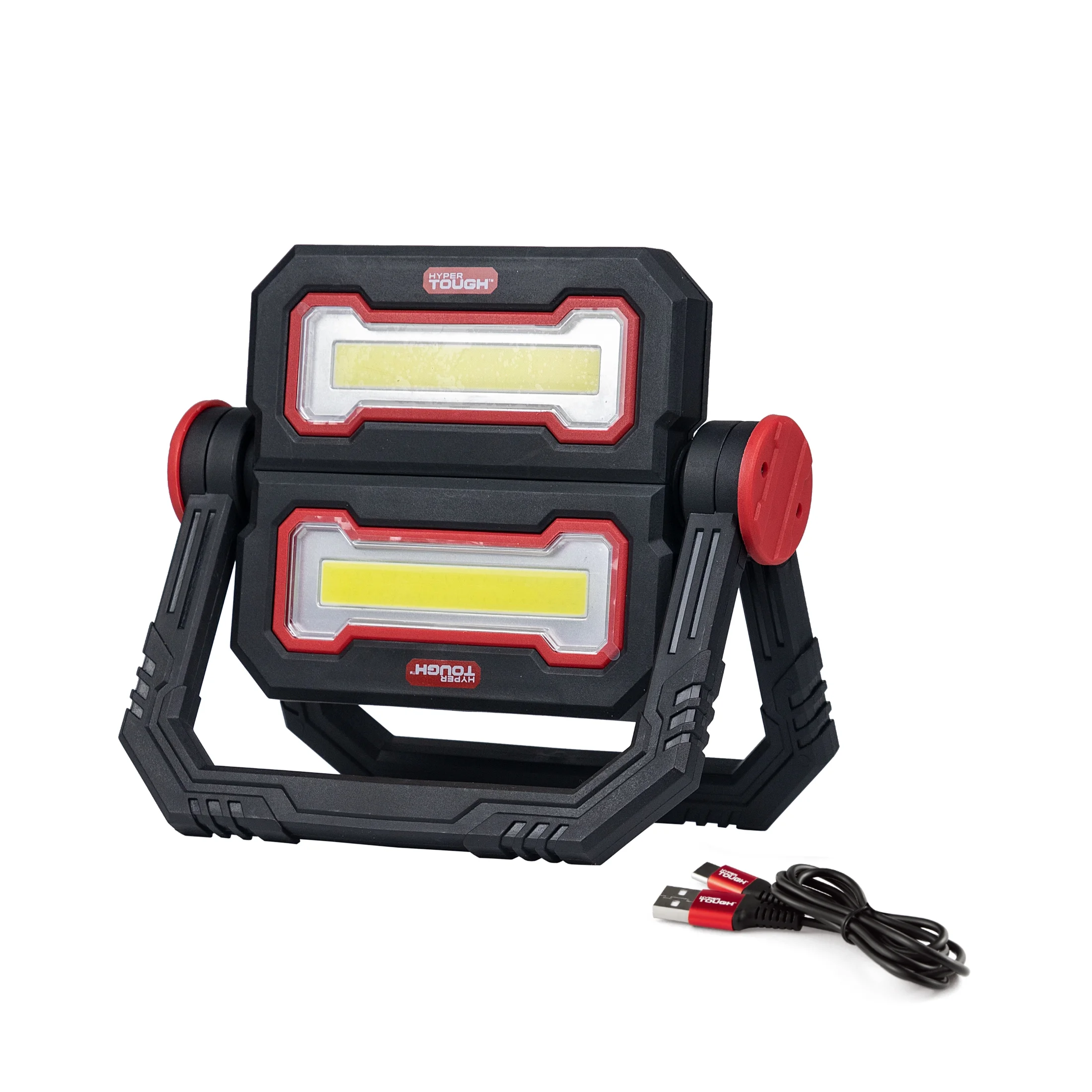 Hyper Tough 2000 LM LED Area Light with Folding Stand, Including 5200mAh Lithium Battery - Inhomebuy