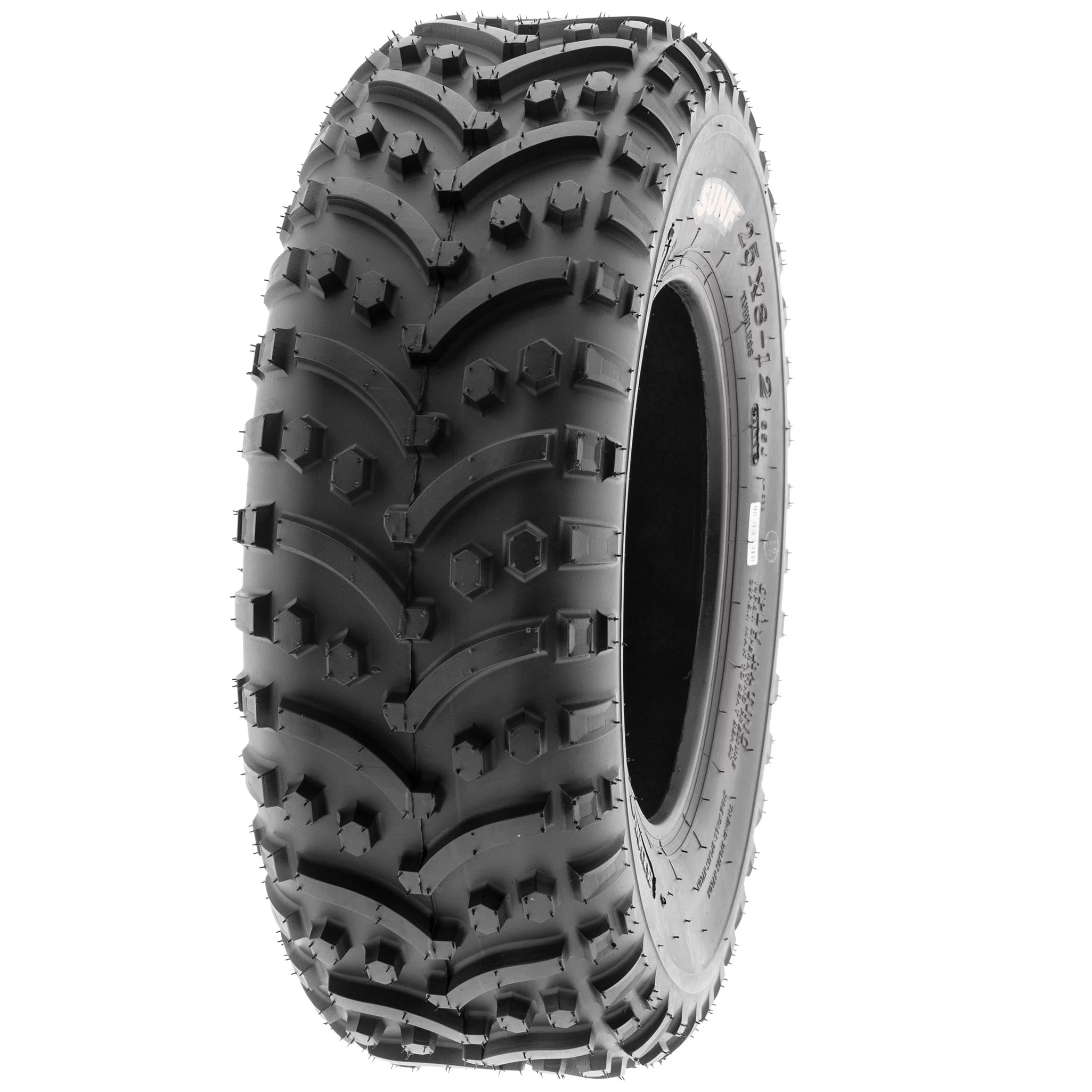 Set of 4 SunF ATV UTV Tires A032 25x8-12 25x8x12 6 PR - Inhomebuy
