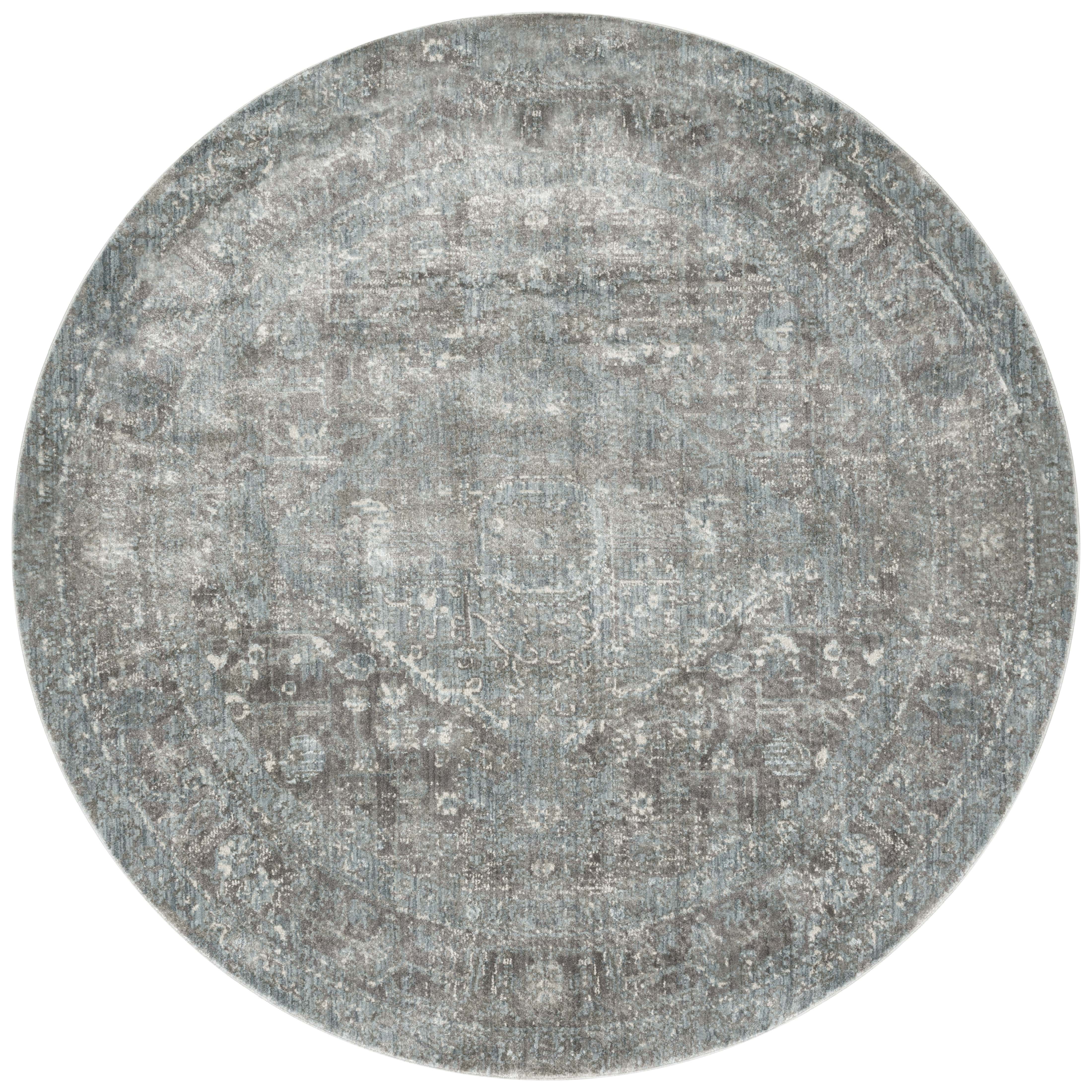 Loloi Rugs Anastasia Collection Rug in Stone, Blue - 9'6