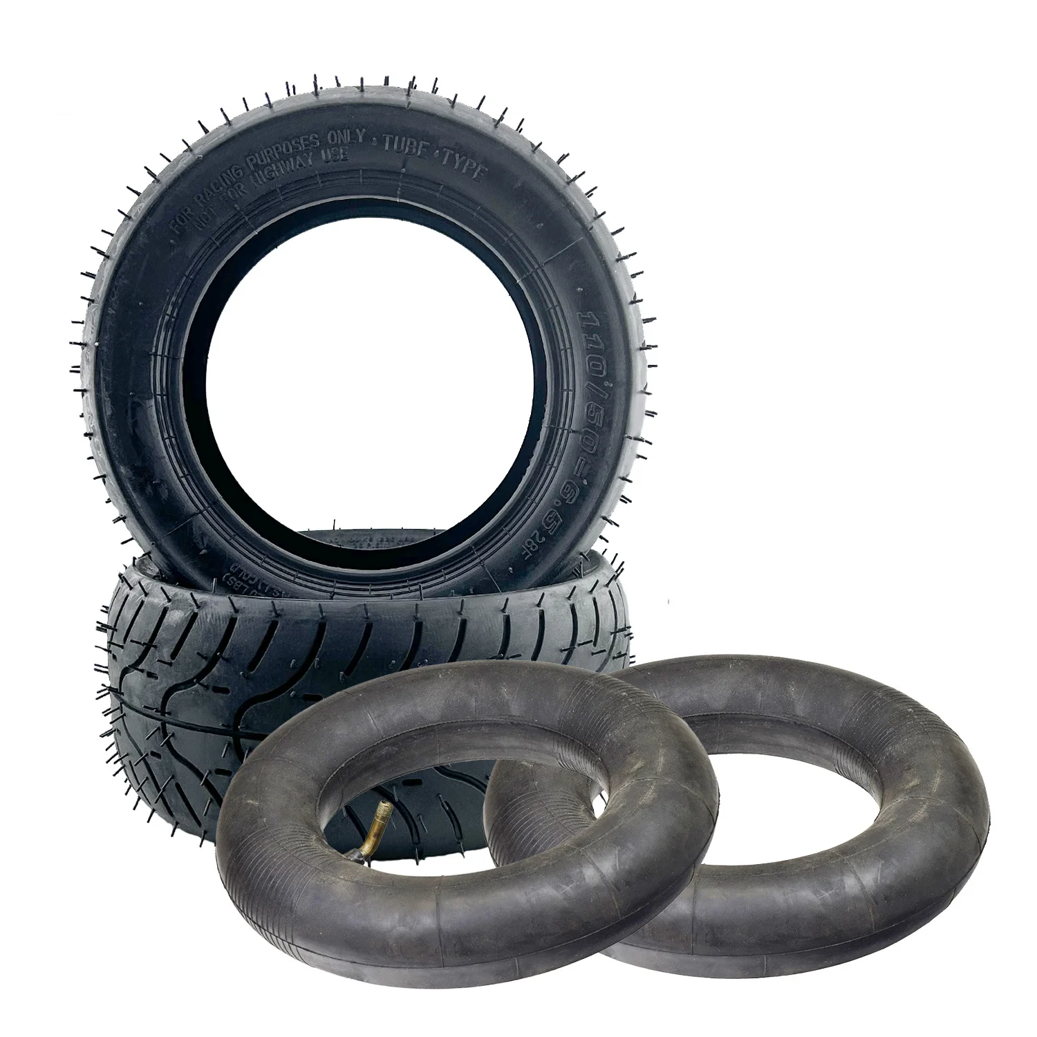 AlveyTech 110/50-6.5 Tire for Mini Bikes - Inhomebuy