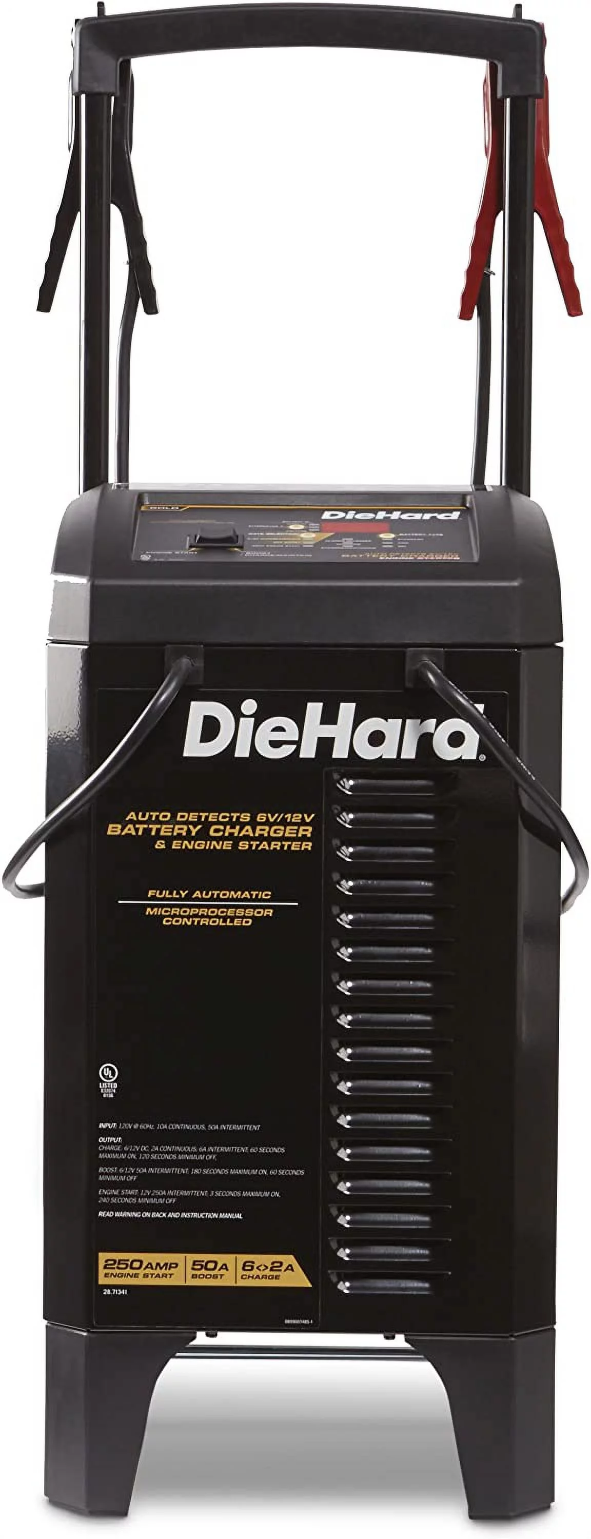 DieHard Automatic 12 V 250 amps Battery Charger/Engine Starter - Inhomebuy