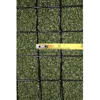 Critterfence 100 ft. Black Steel 1 x 1 Square Grid Fence - Inhomebuy