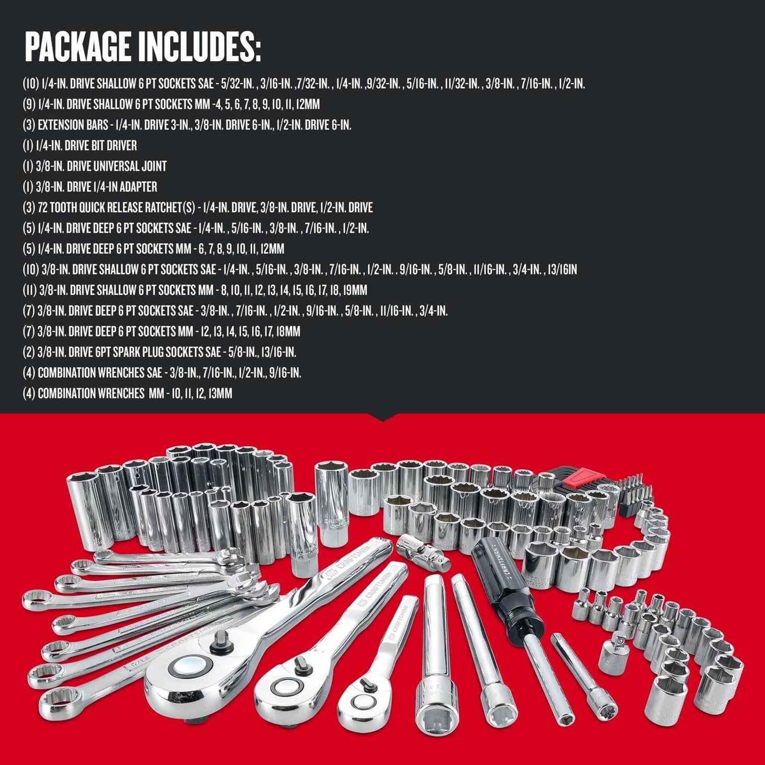 Craftsman Mechanics Tool Set - Inhomebuy