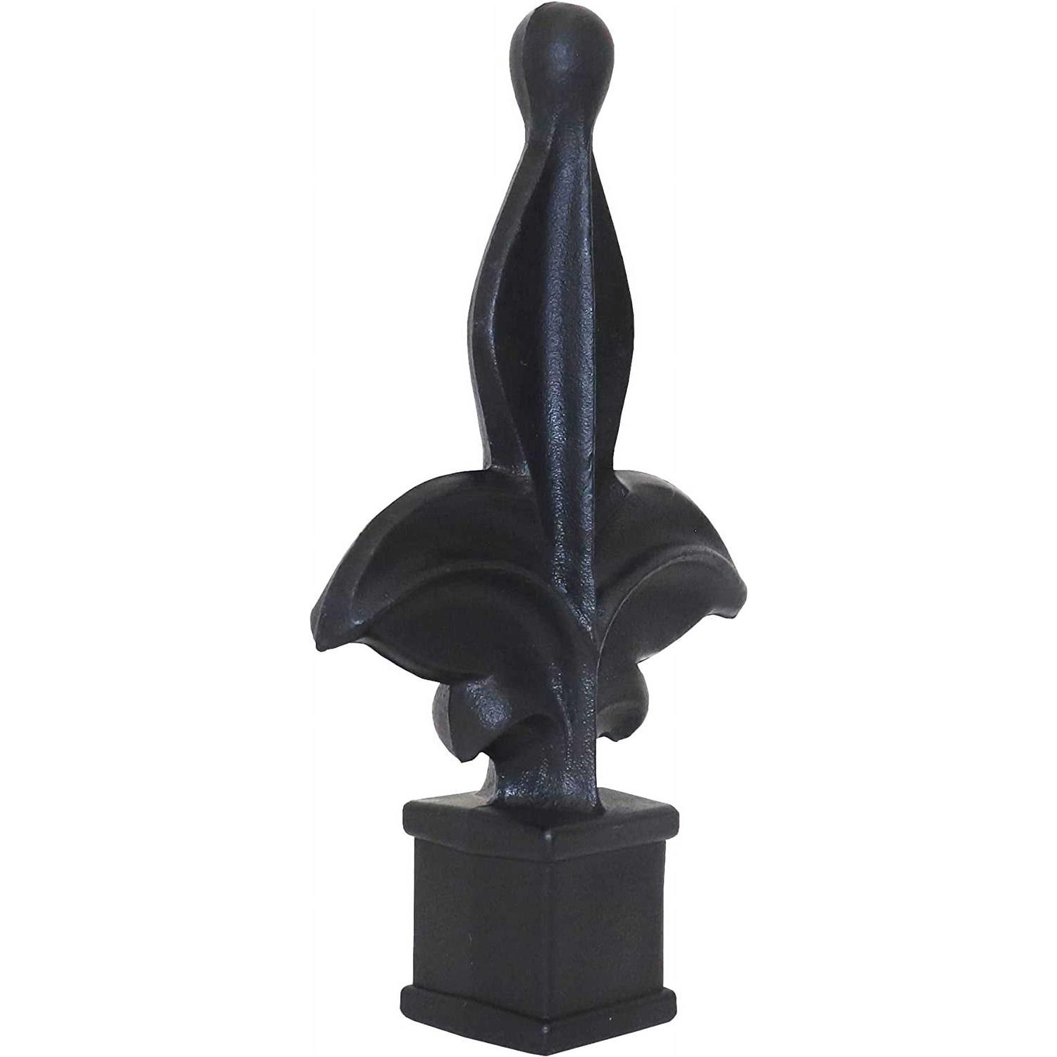 Fence Finials Easy-Tap Installation High-Impact Polypropylene Four-Sided Spire - Inhomebuy